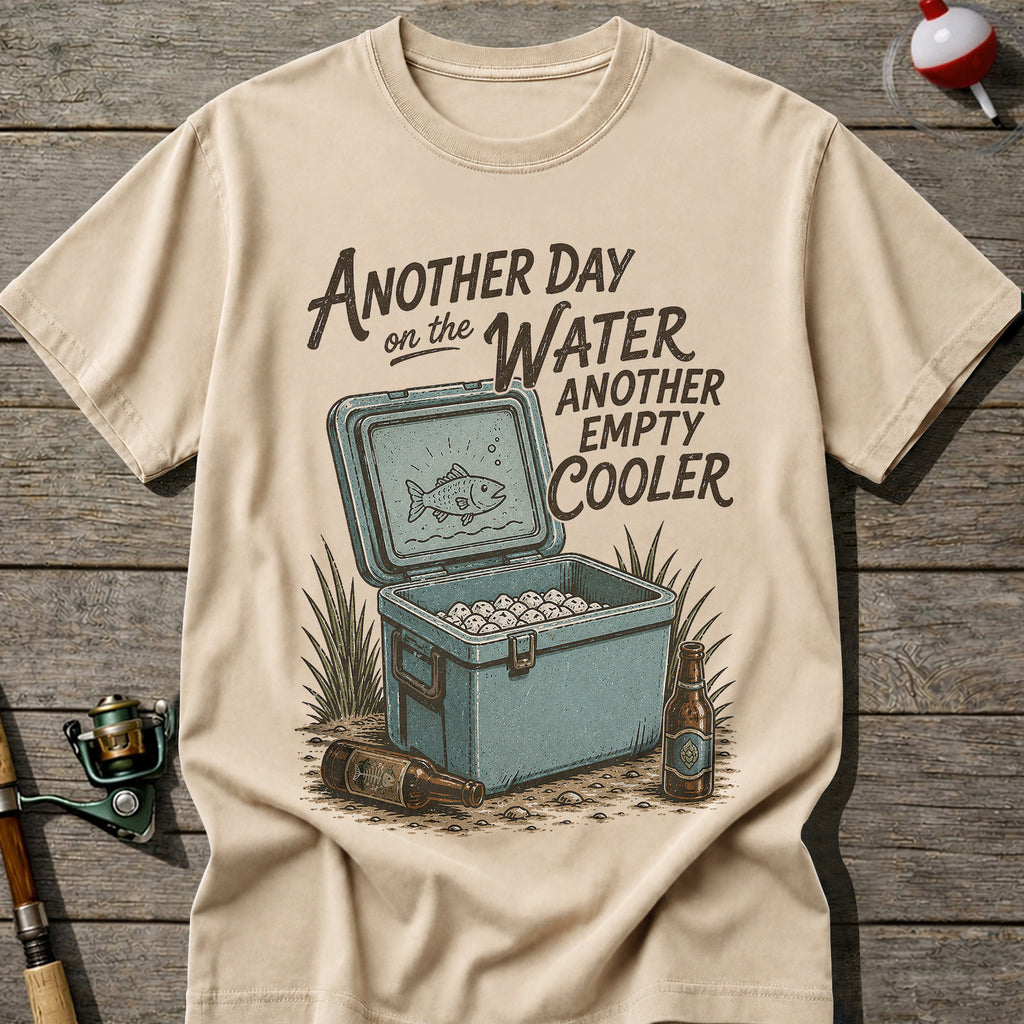 Empty Cooler Fishing T-shirt