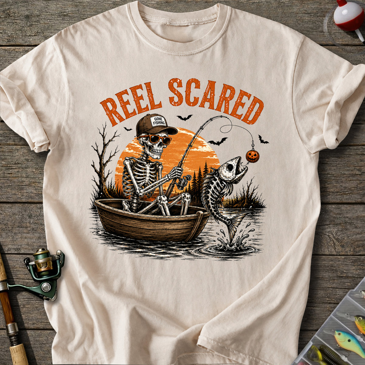 Reel Scared Halloween T-Shirt