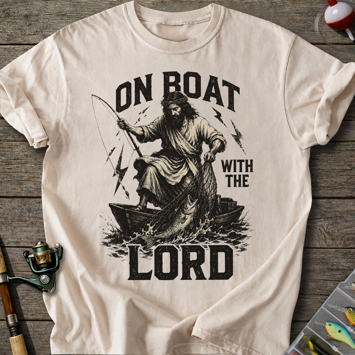 On Boat With the Lord T-shirt