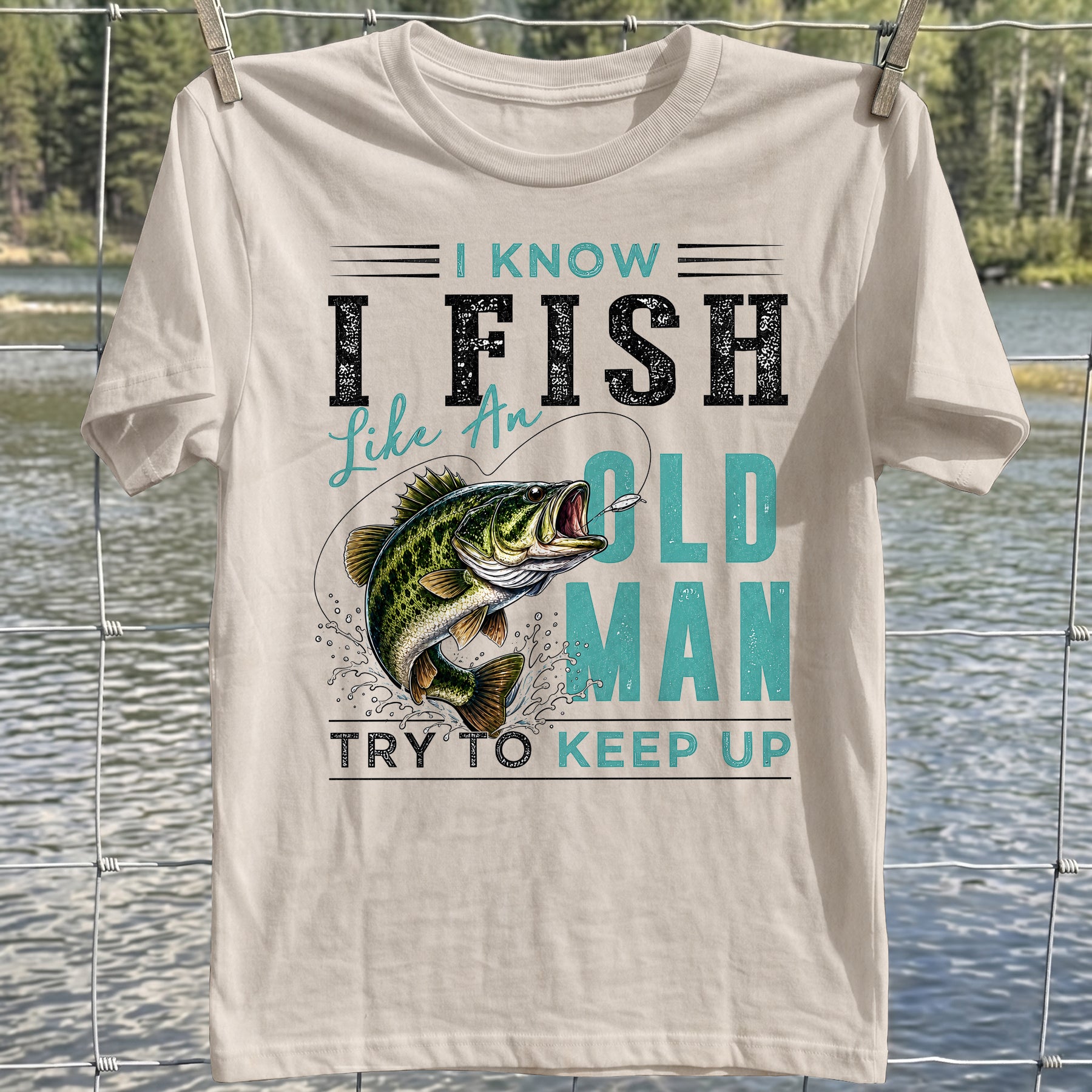 Old Man Fish T-Shirt
