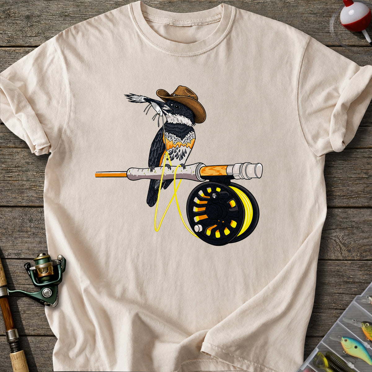 Cowboy Fly Fishing T-Shirt