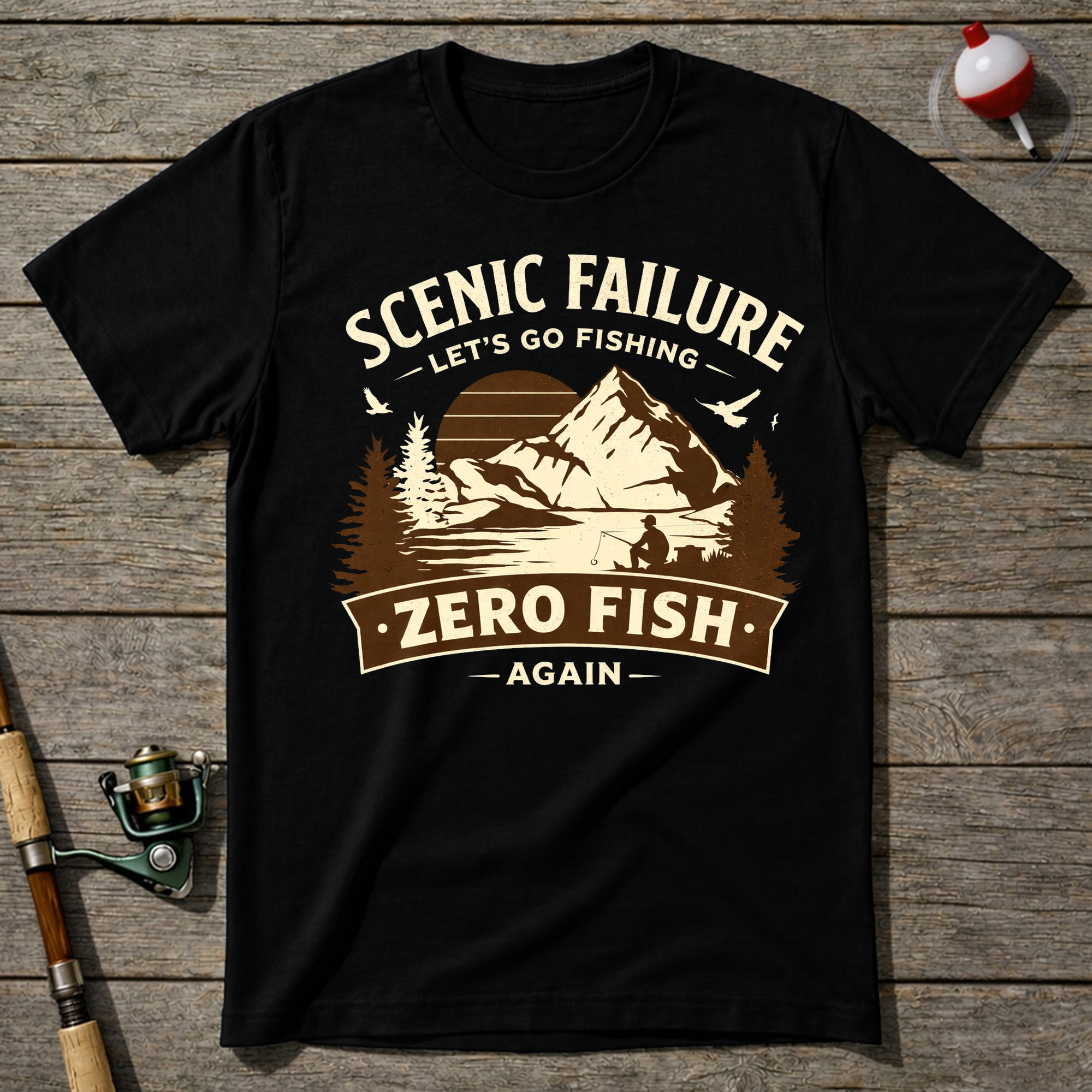 Scenic Failure T-Shirt — Maroon