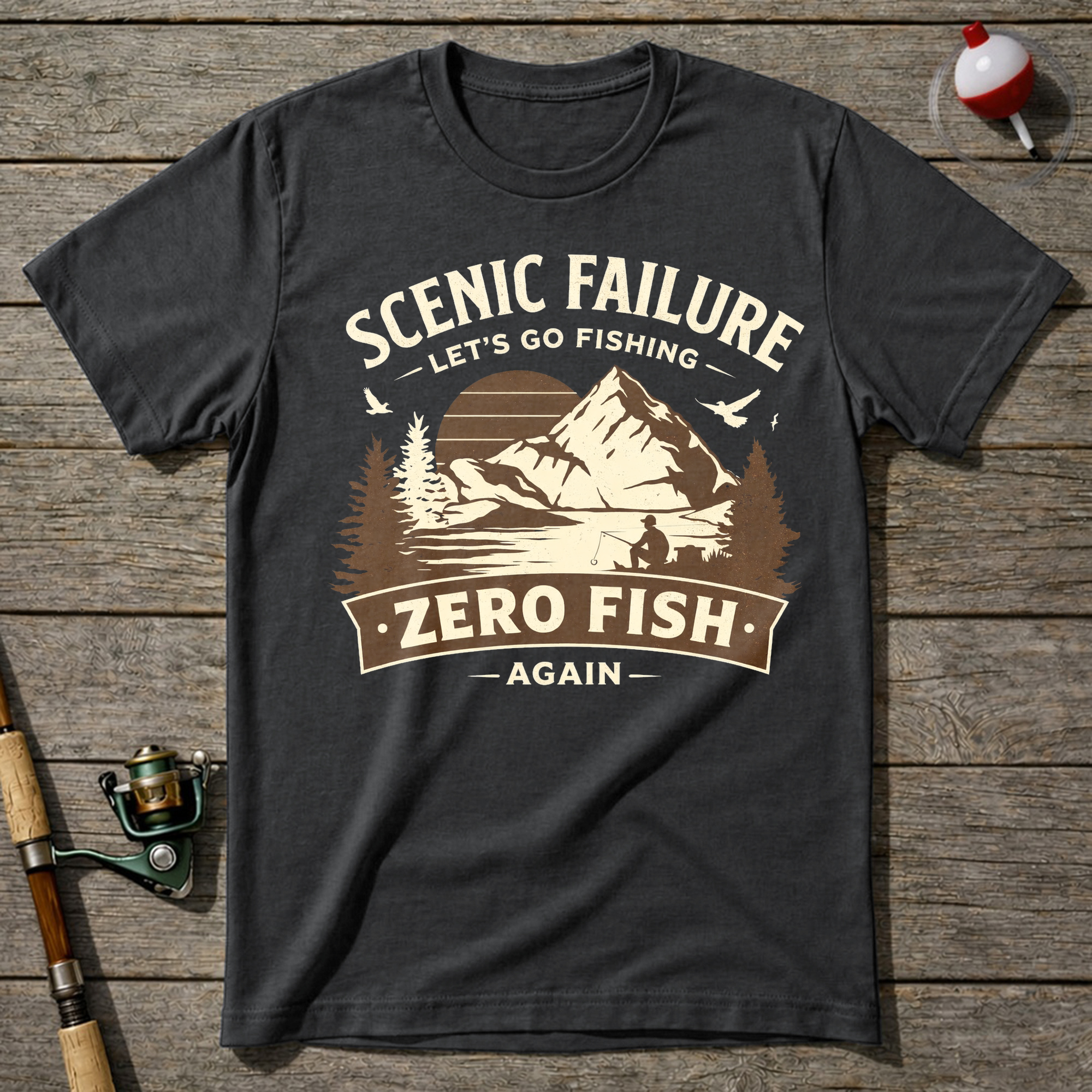 Scenic Failure T-Shirt — Charcoal