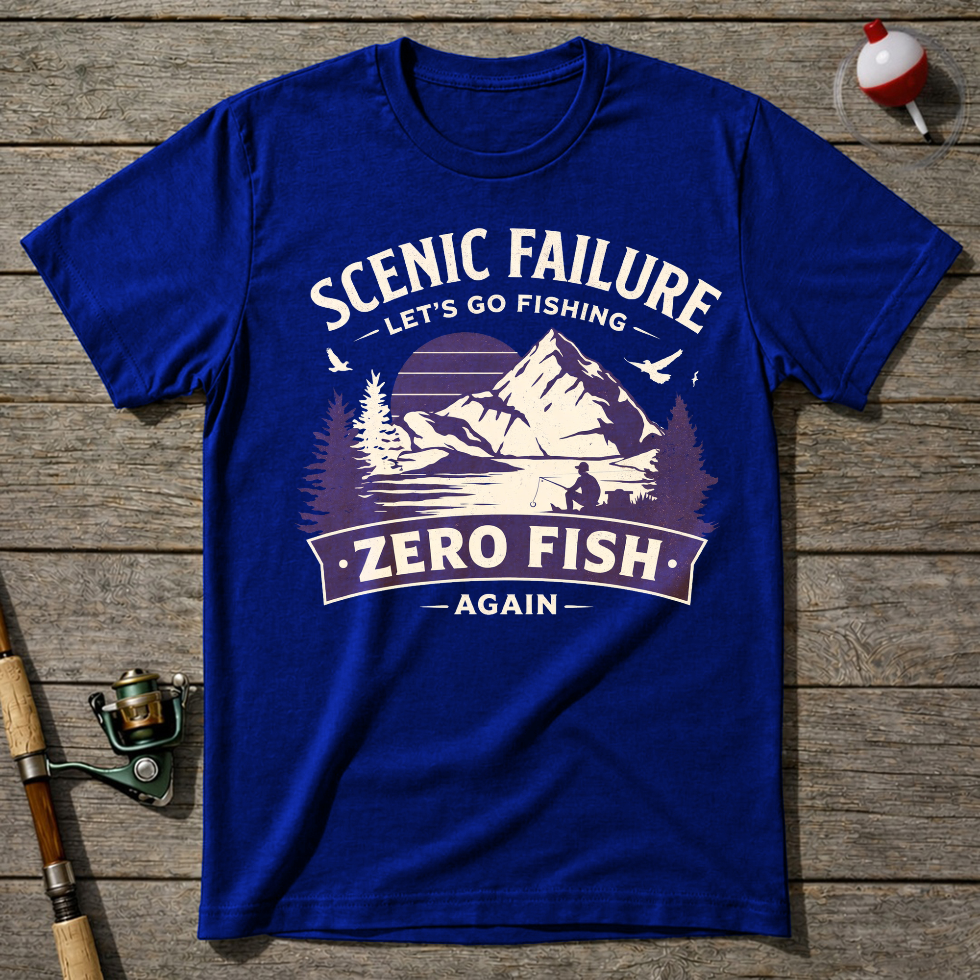 Scenic Failure T-Shirt — Royal Blue