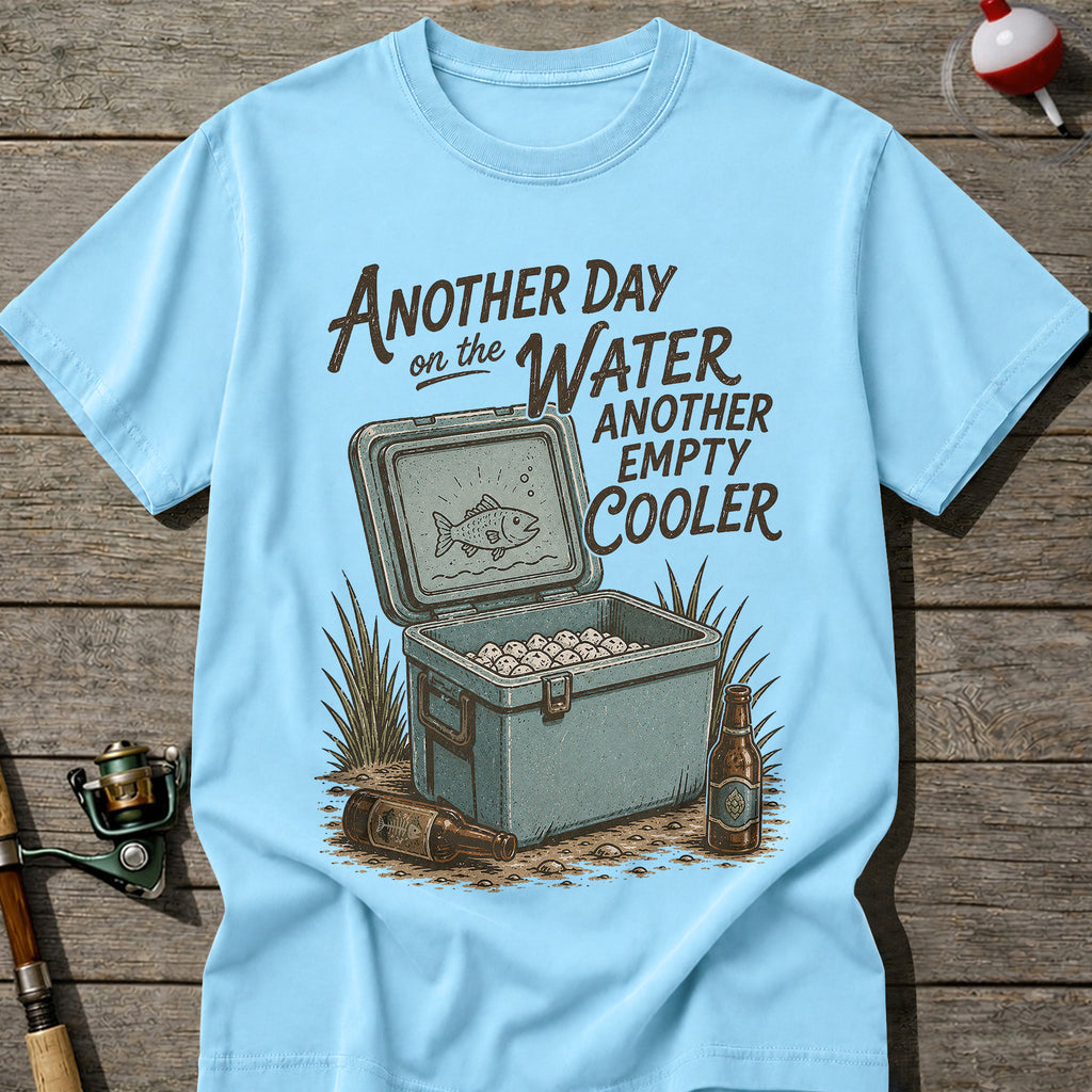 Empty Cooler Fishing T-shirt