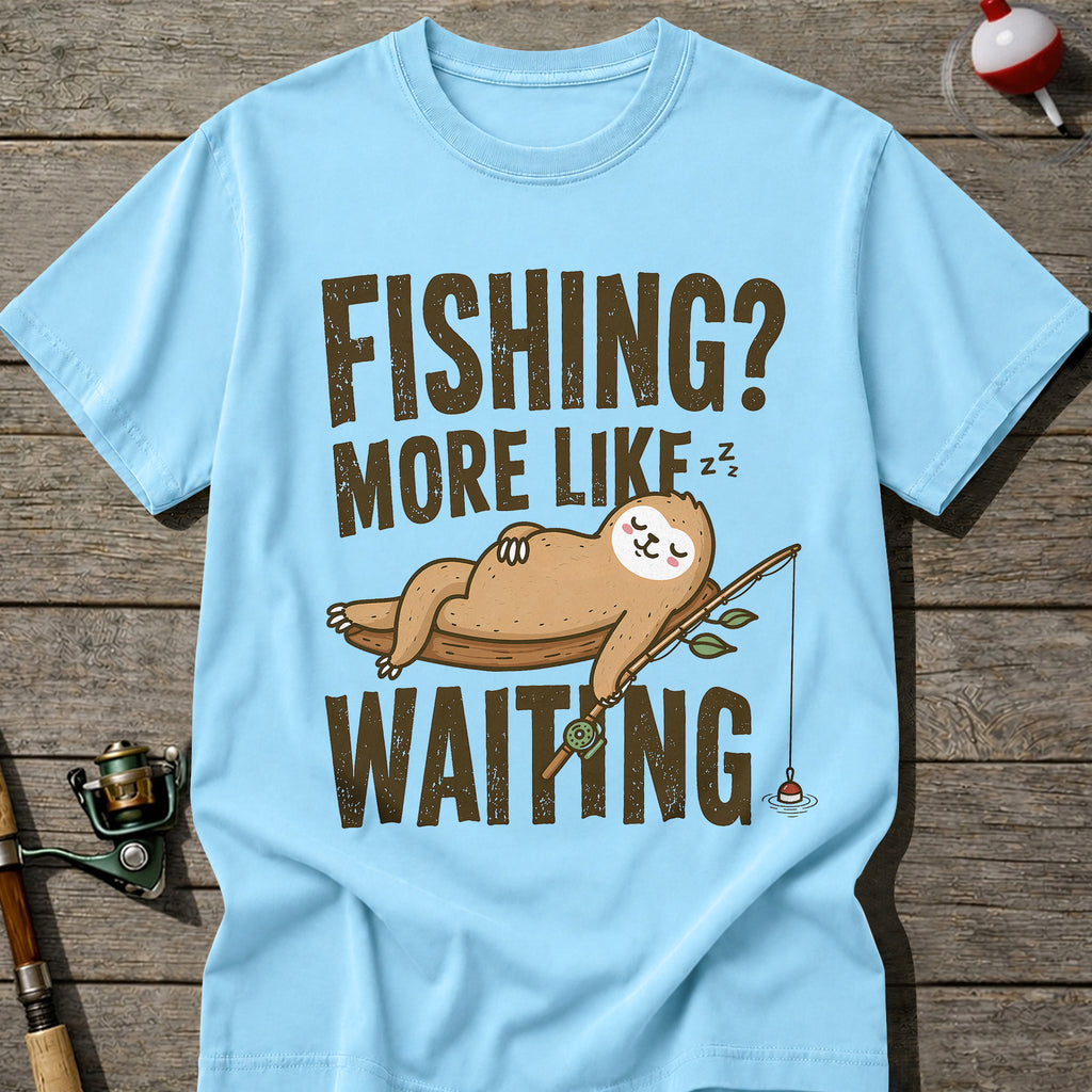 Fishing More Like Waiting T-Shirt