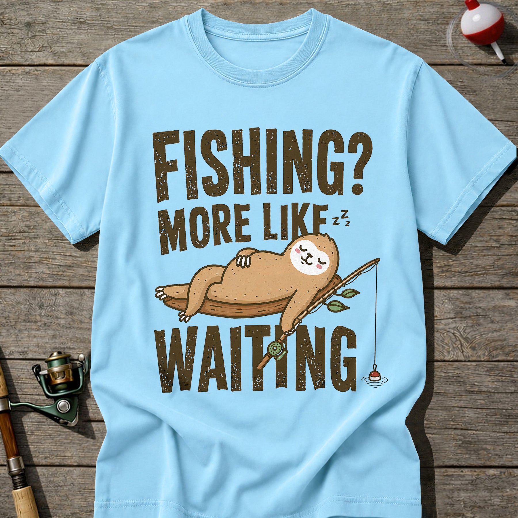 Fishing More Like Waiting T-Shirt