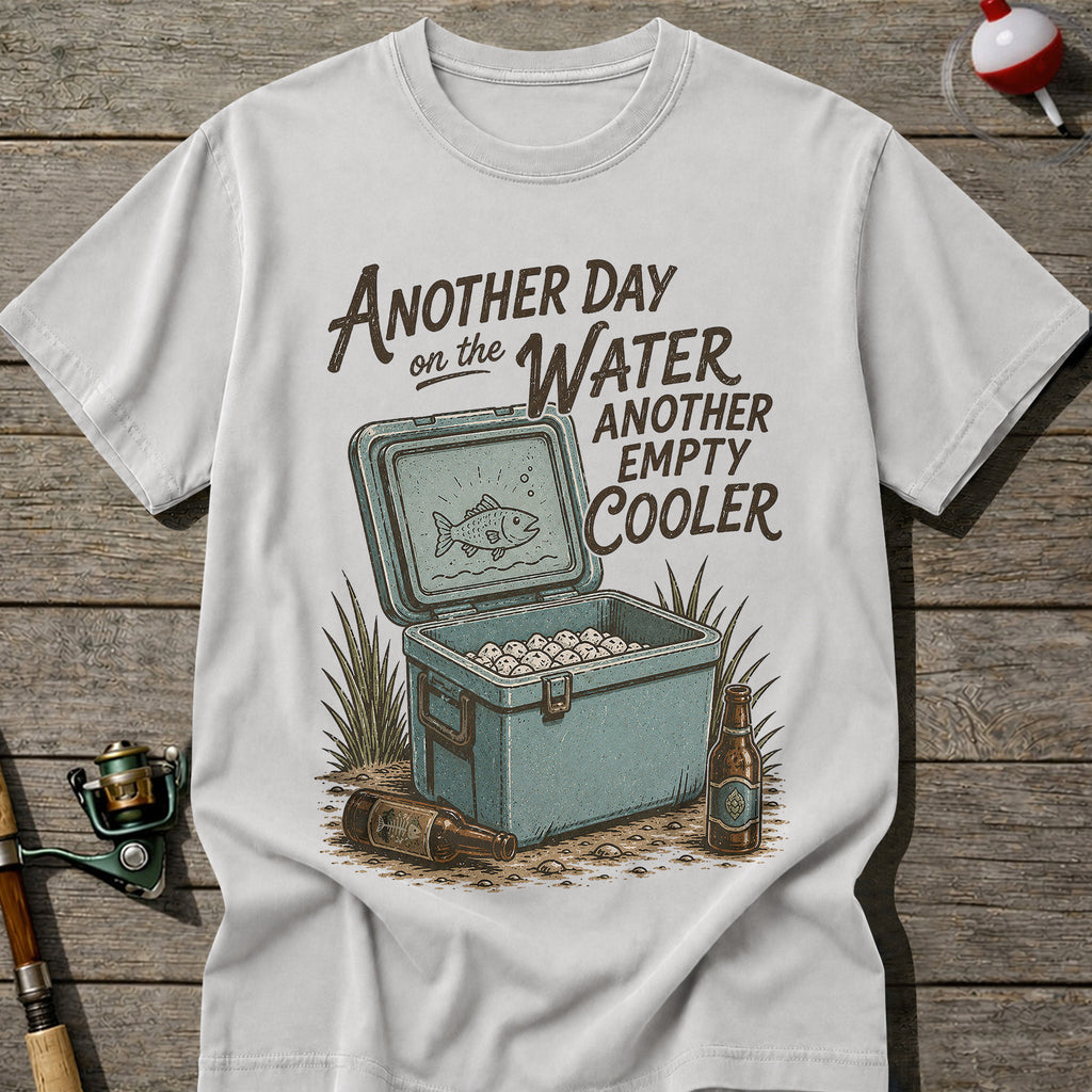 Empty Cooler Fishing T-shirt