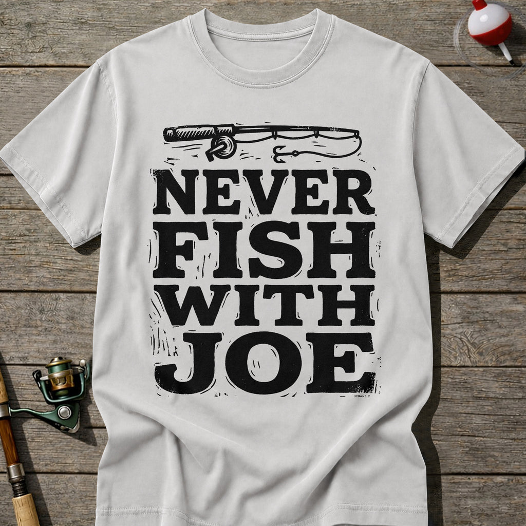 Never Fish With Joe T-Shirt