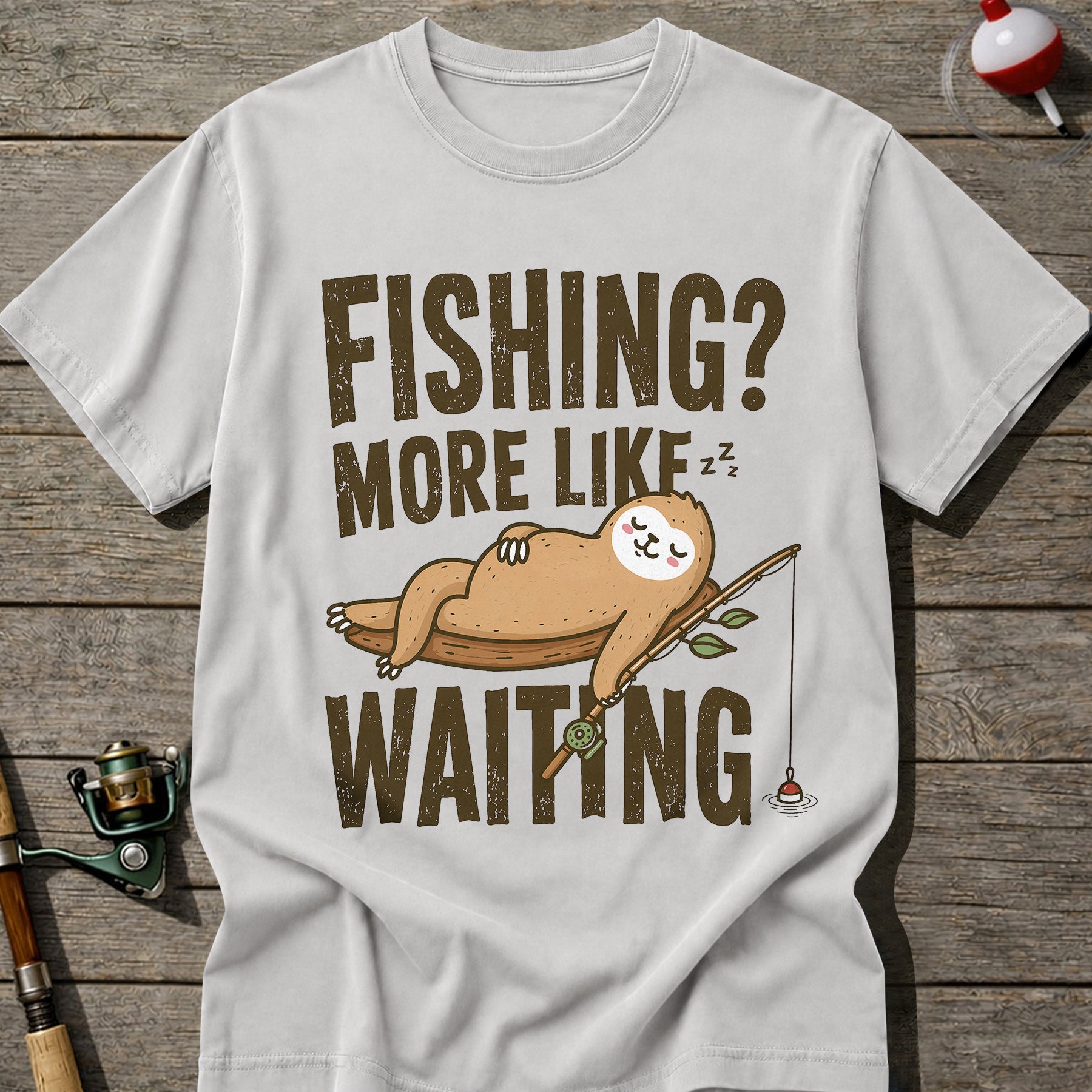 Fishing More Like Waiting T-Shirt