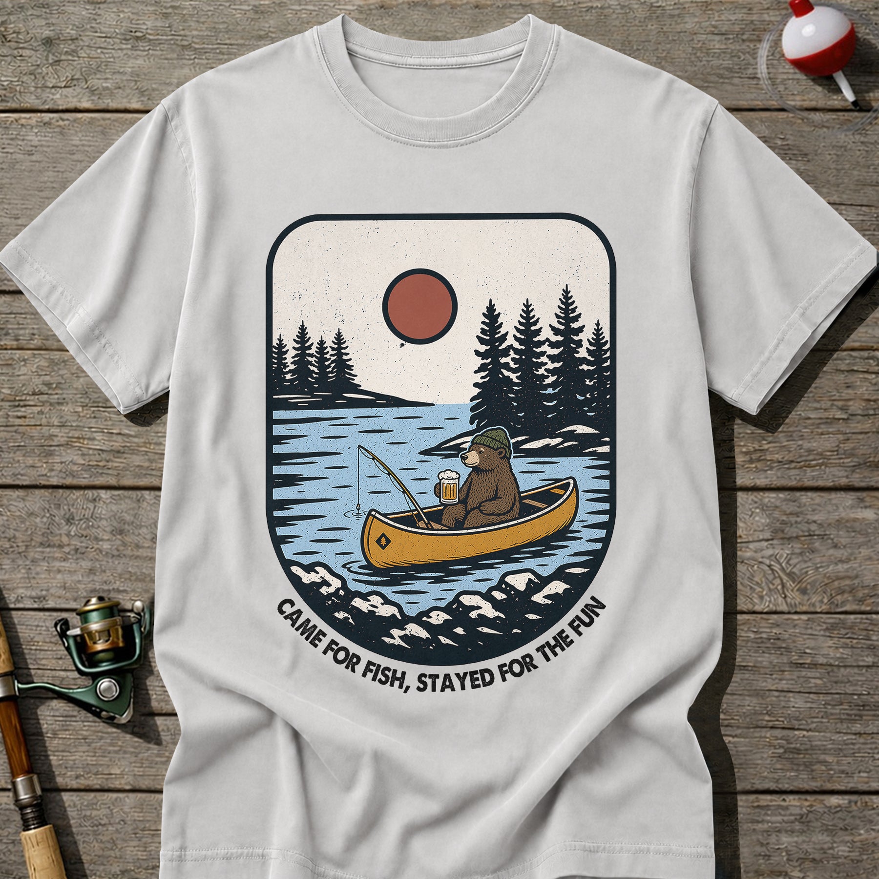 Chill Bear Fishing T-Shirt
