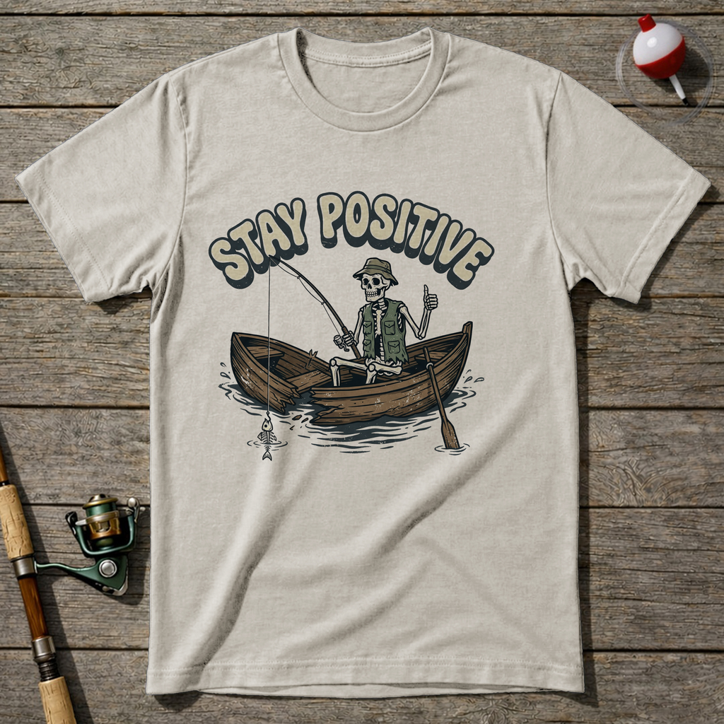 Stay Positive T-Shirt — Natural