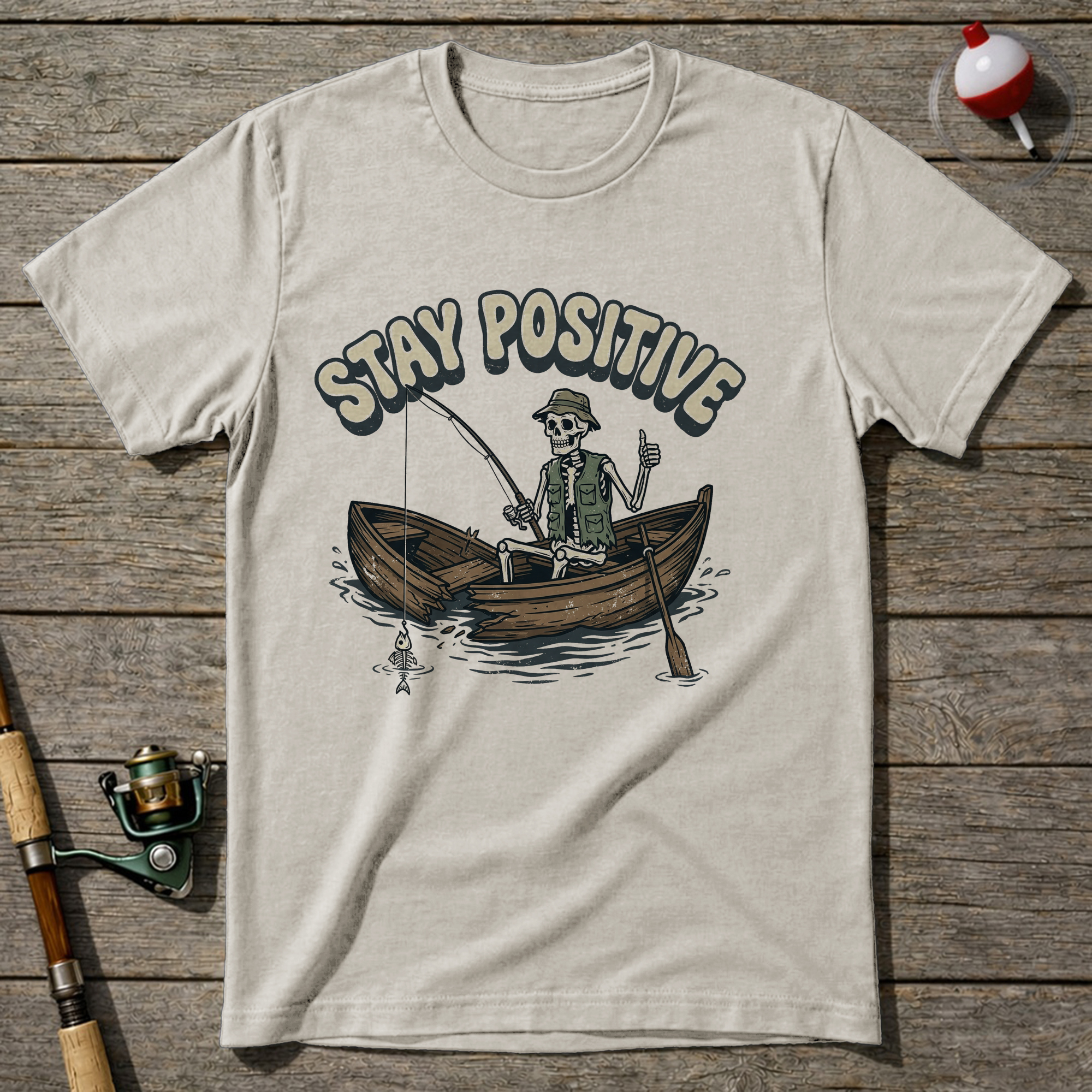 Stay Positive T-Shirt — Natural