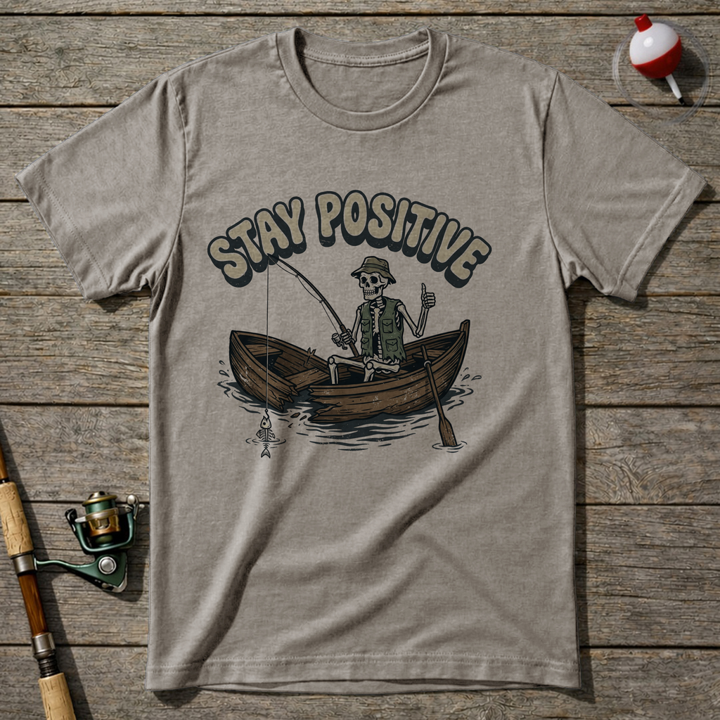 Stay Positive T-Shirt — Sand