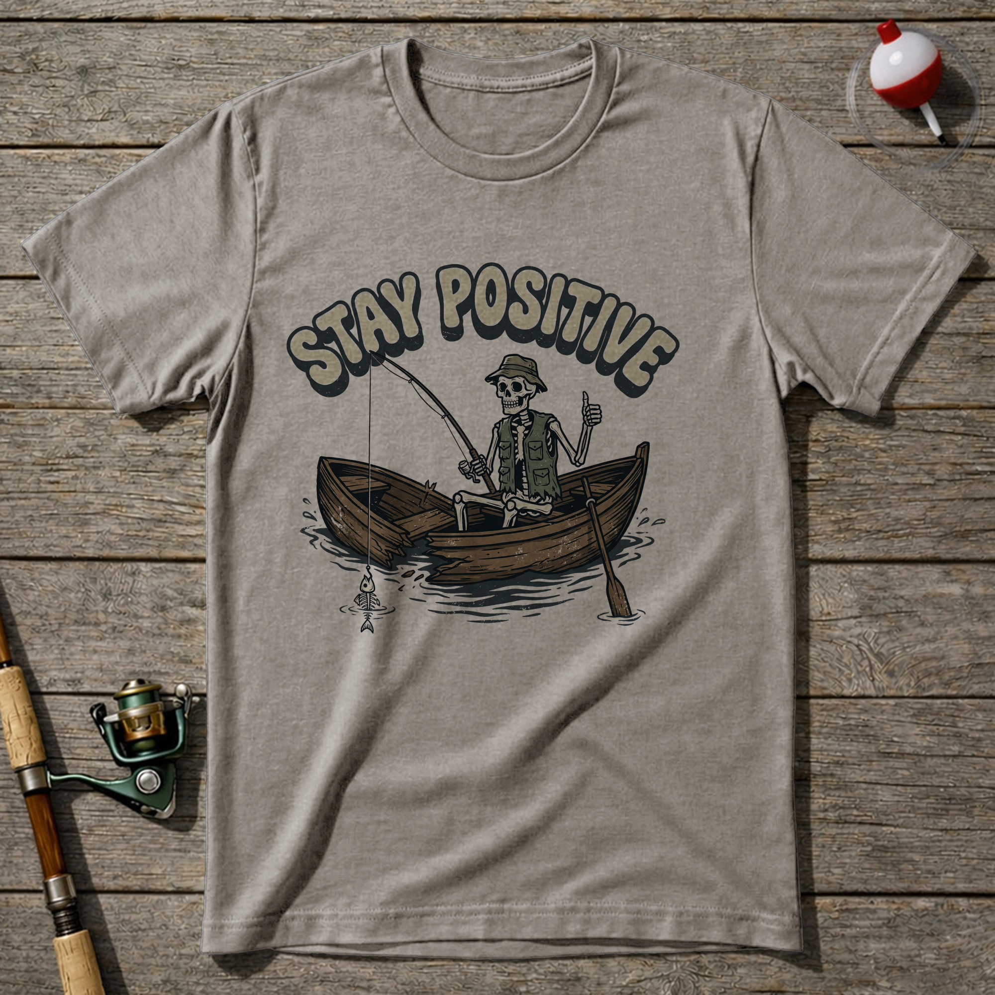 Stay Positive T-Shirt — Sand