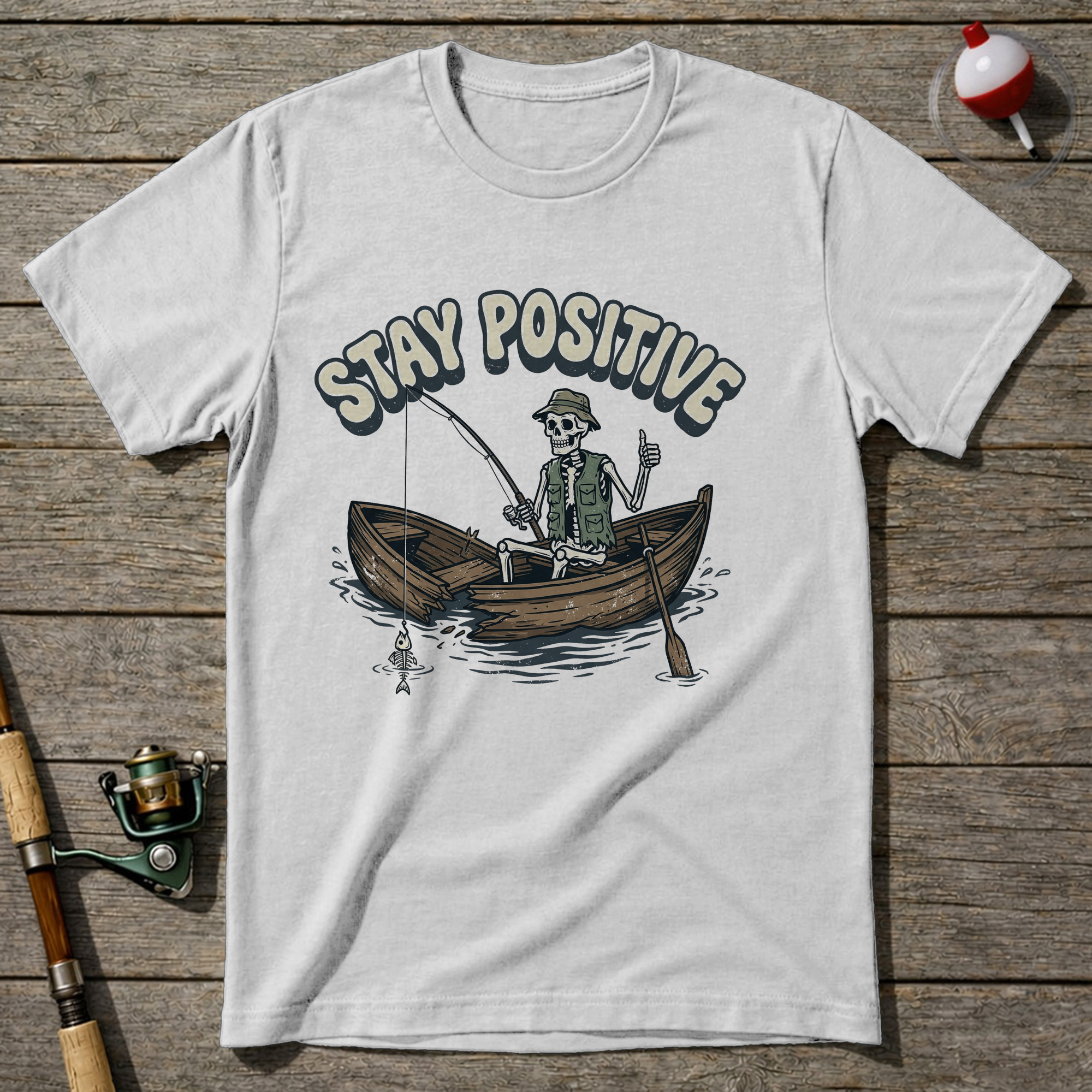 Stay Positive T-Shirt — White