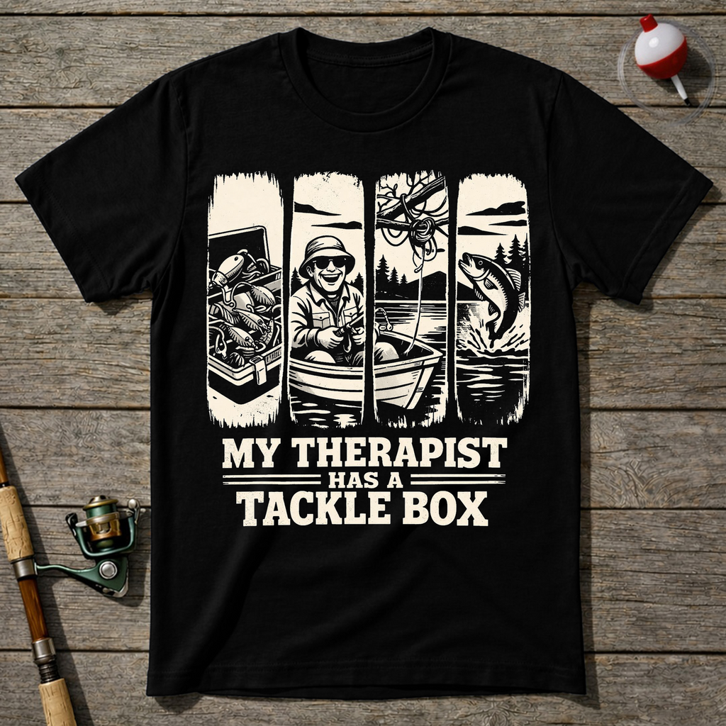 Tackle Box T-Shirt — Black