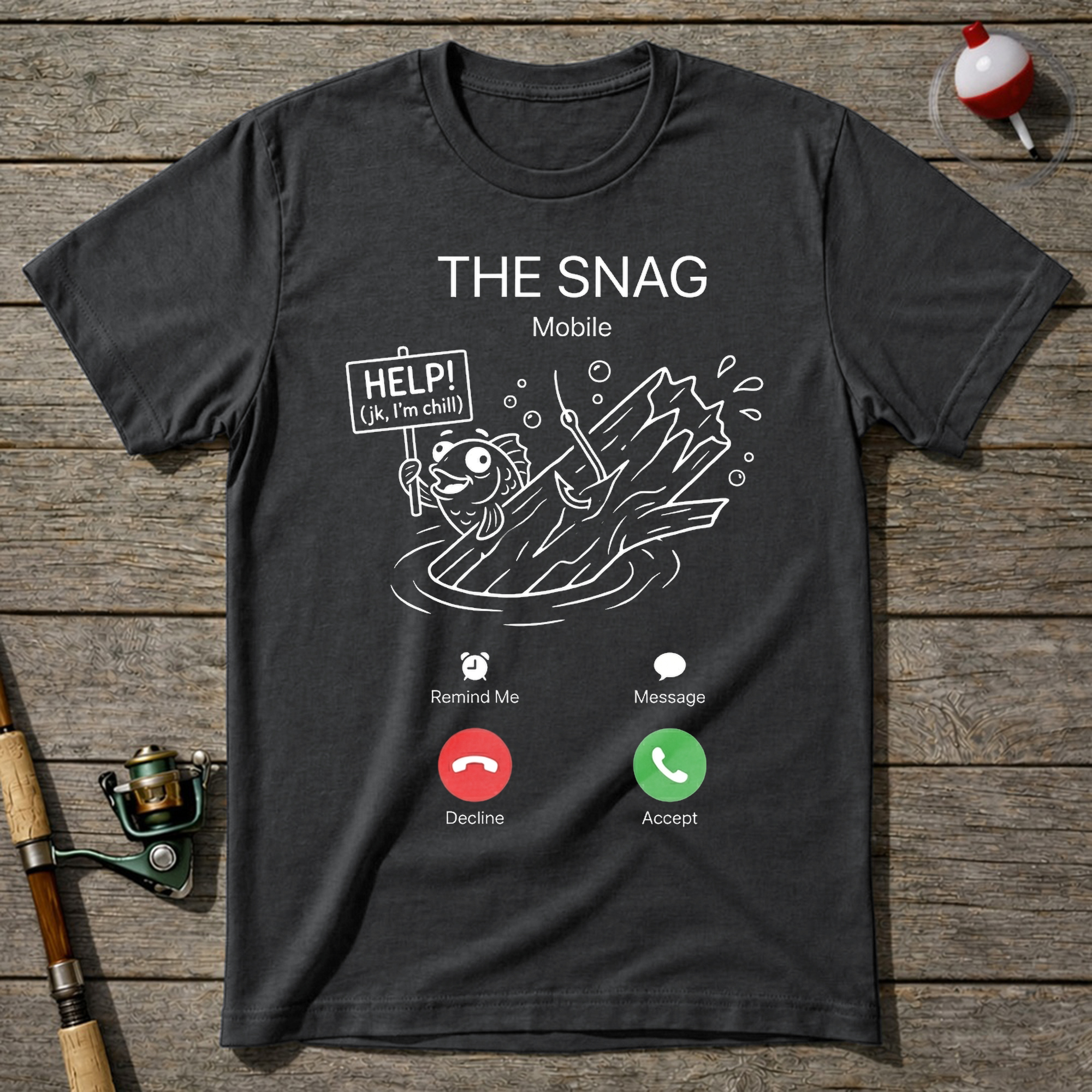 The Snag T-Shirt — Charcoal