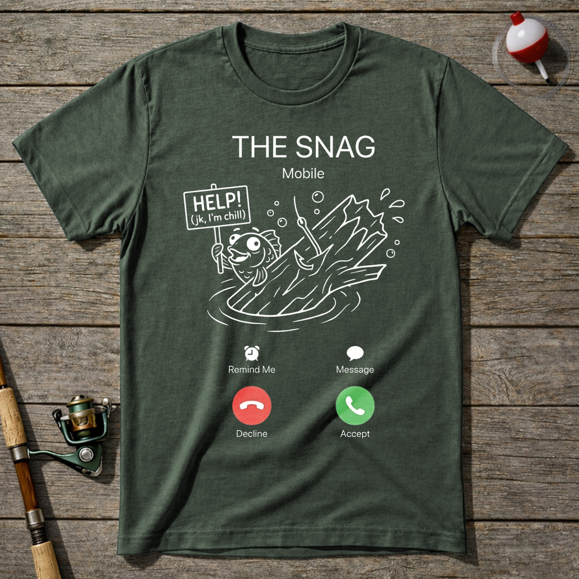 The Snag T-Shirt — Military Green