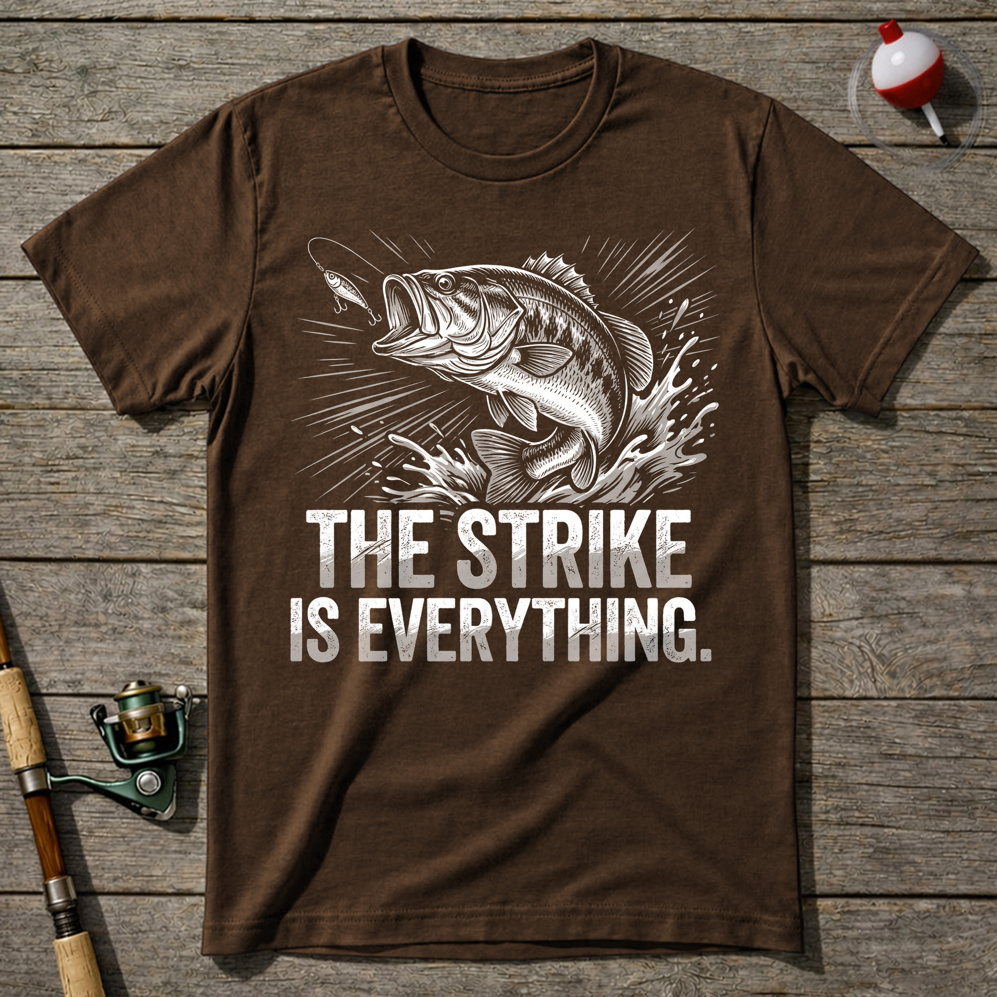 The Strike Is Everything T-Shirt — Maroon