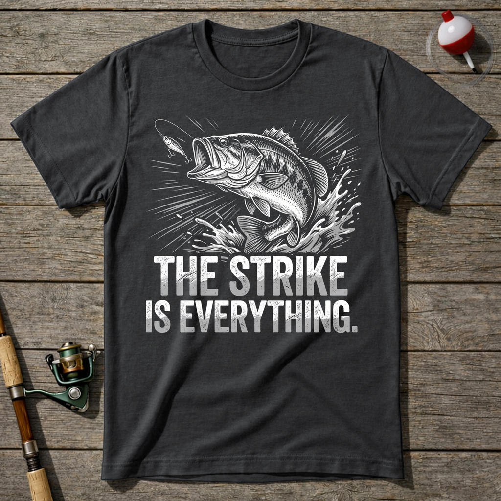 The Strike Is Everything T-Shirt — Charcoal