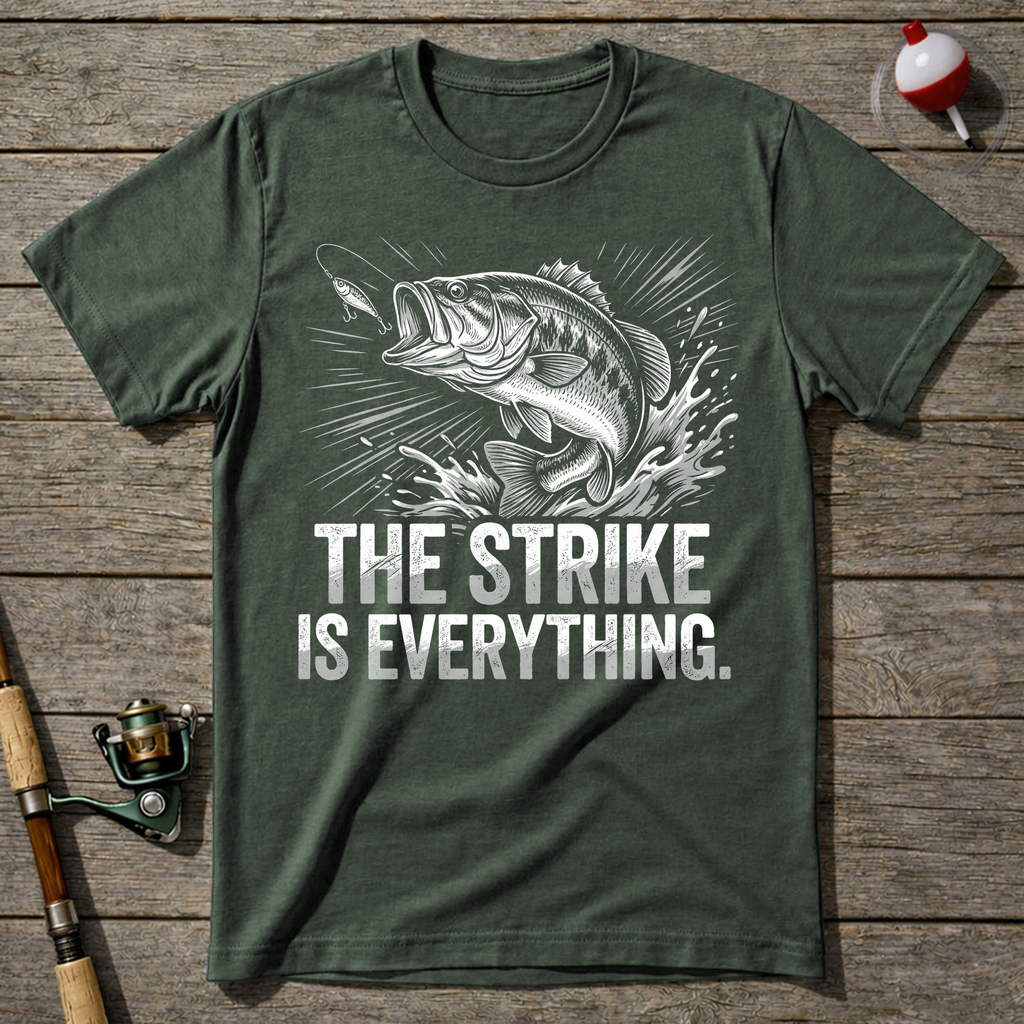 The Strike Is Everything T-Shirt — Military Green