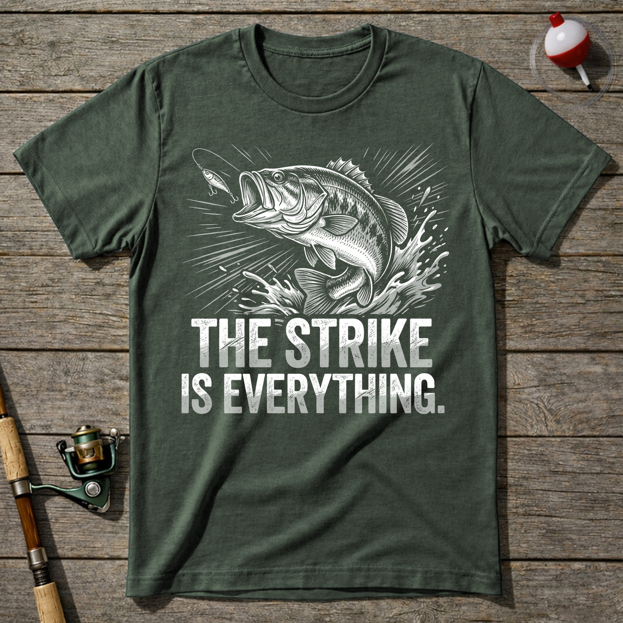 The Strike Is Everything T-Shirt — Military Green
