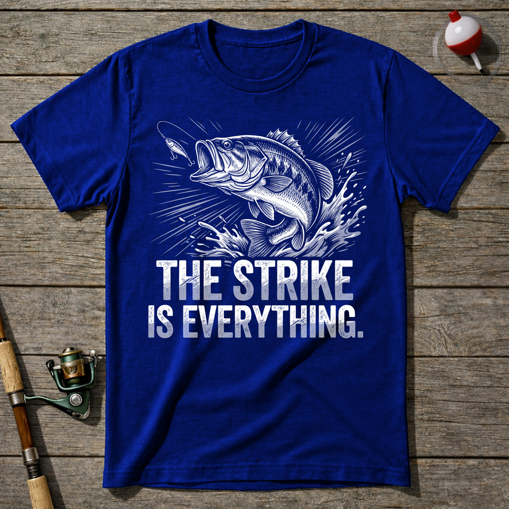 The Strike Is Everything T-Shirt — Royal Blue