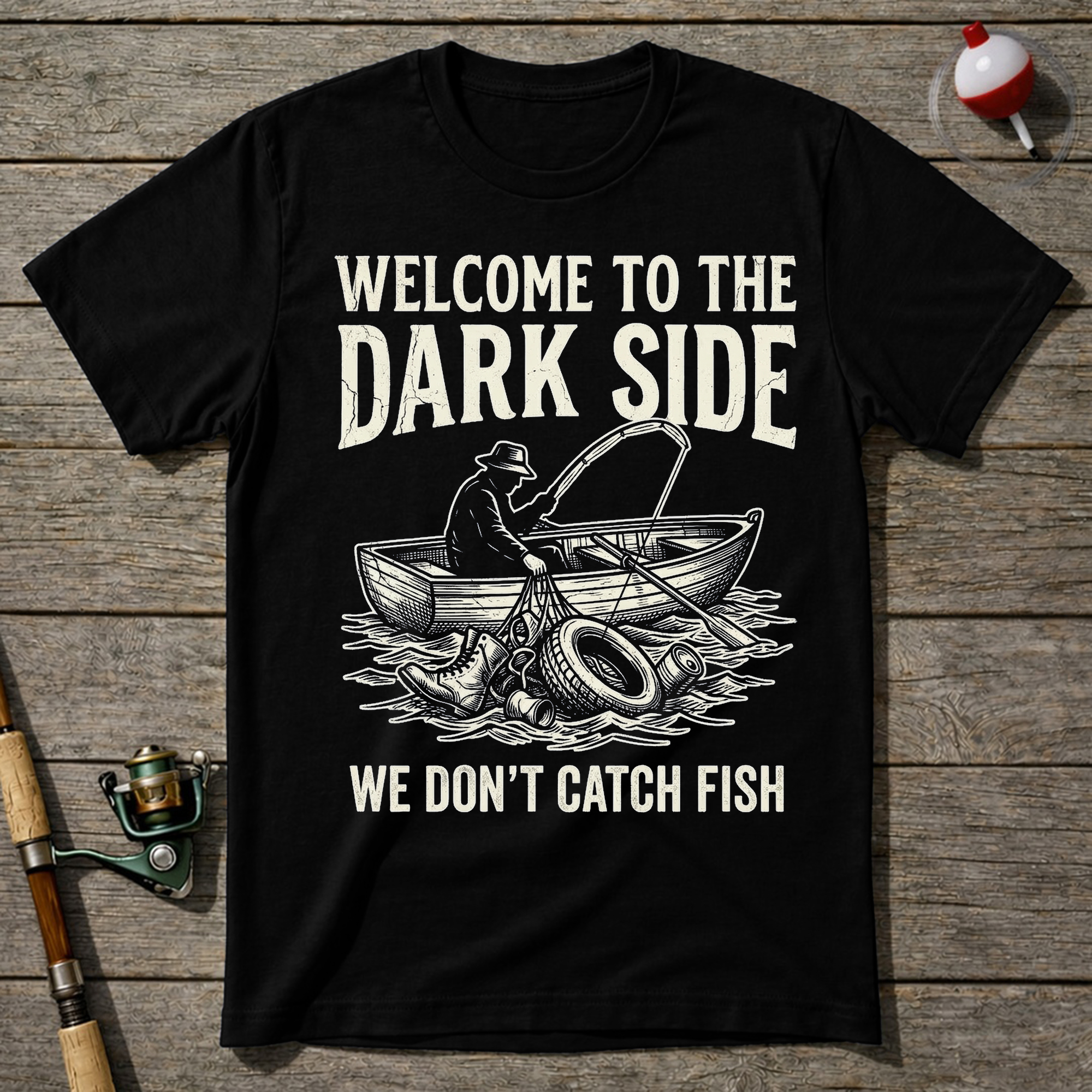 Welcome To The Dark Side T-Shirt — Maroon