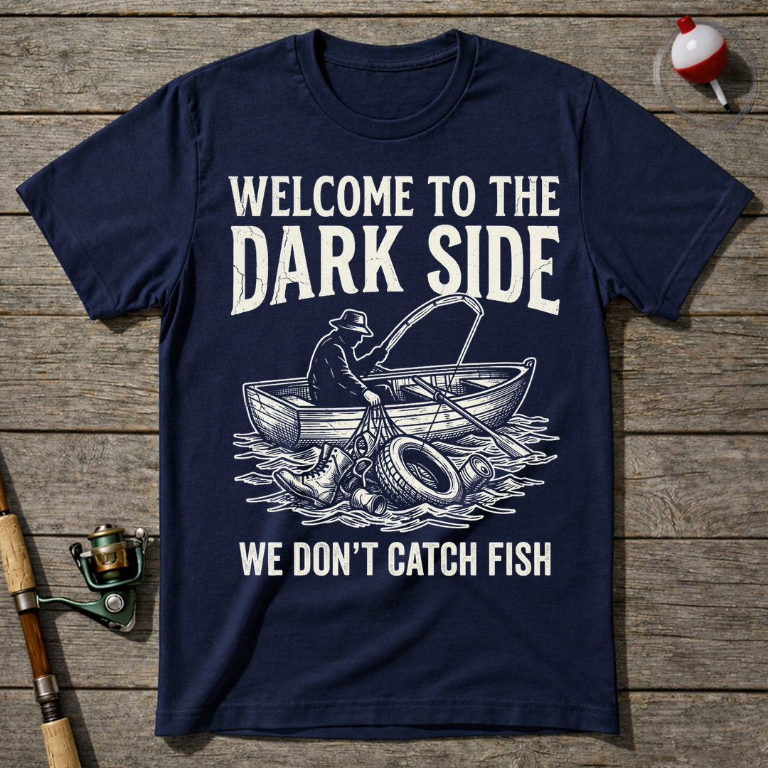 Welcome To The Dark Side T-Shirt — Navy