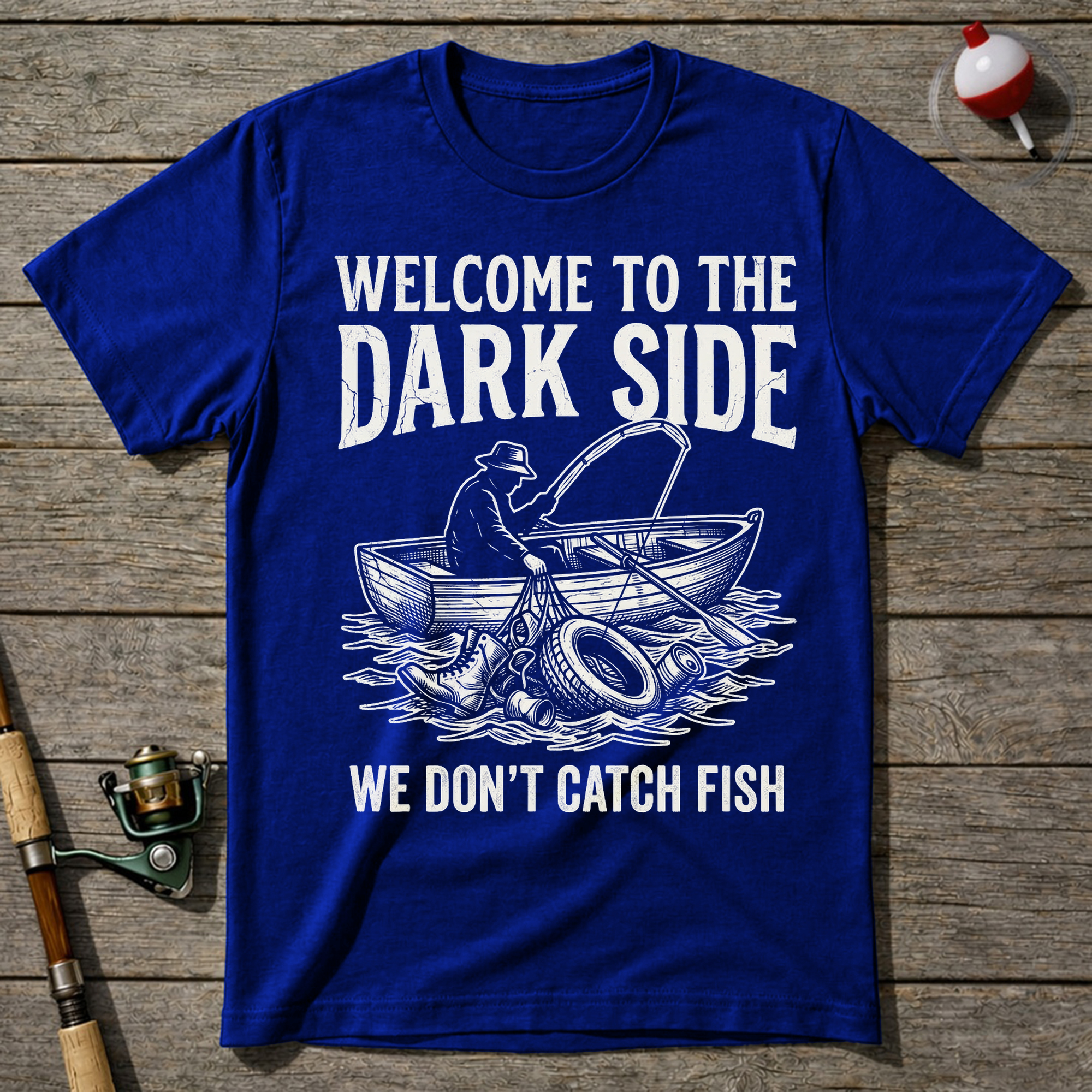 Welcome To The Dark Side T-Shirt — Royal Blue