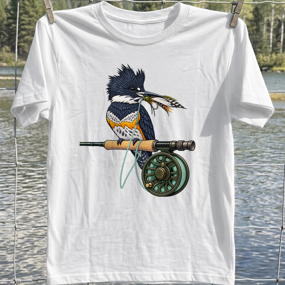 Kingfisher Fly Fishing T-Shirt