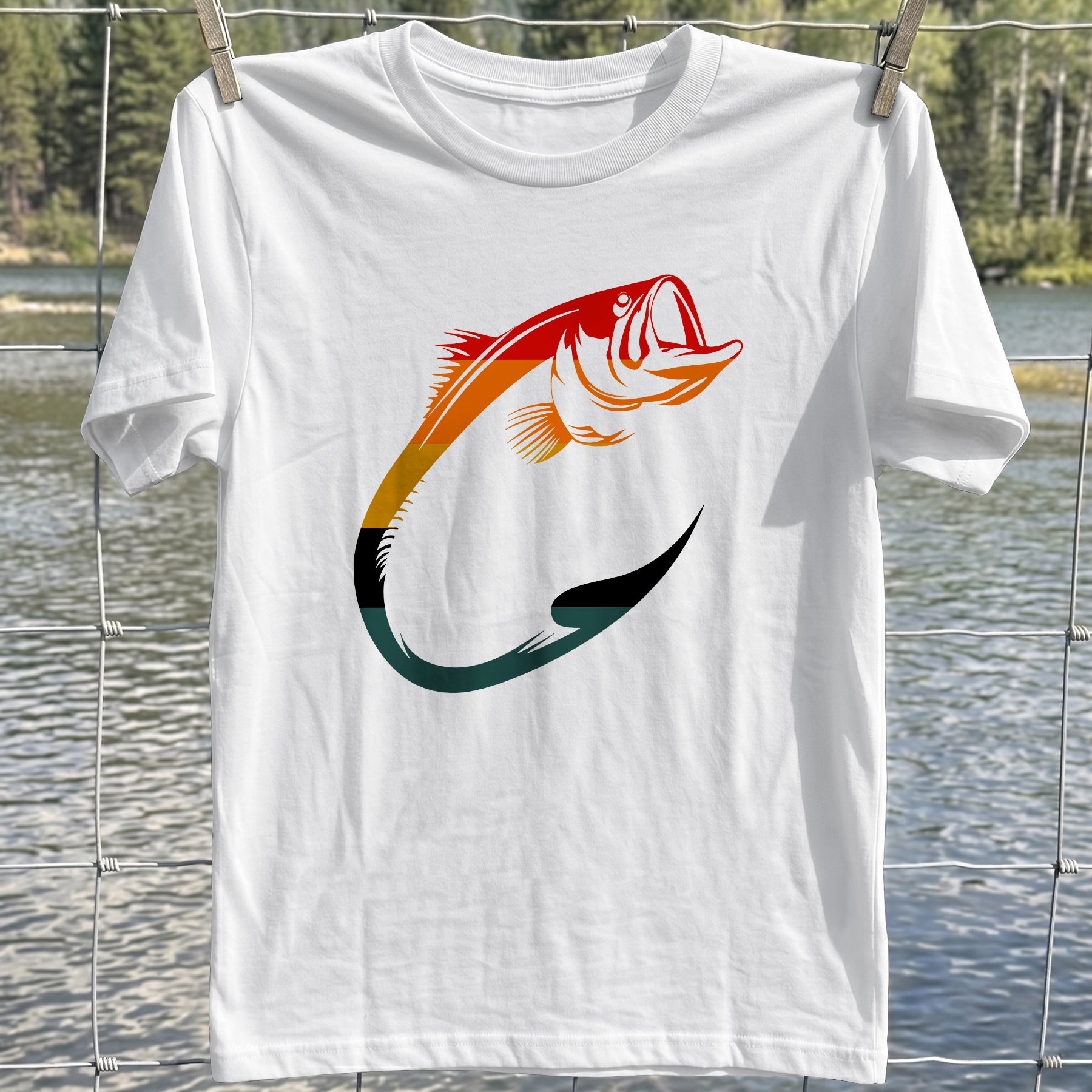 Retro Hook Bass T-Shirt
