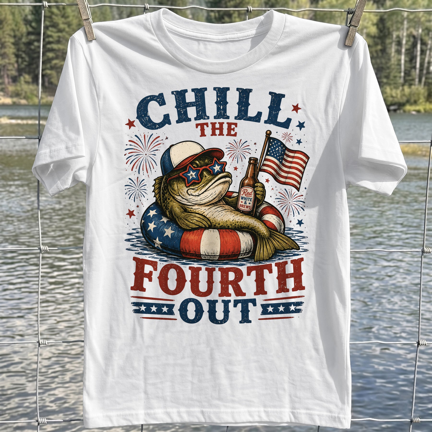 Chill the Fourth Out T-shirt