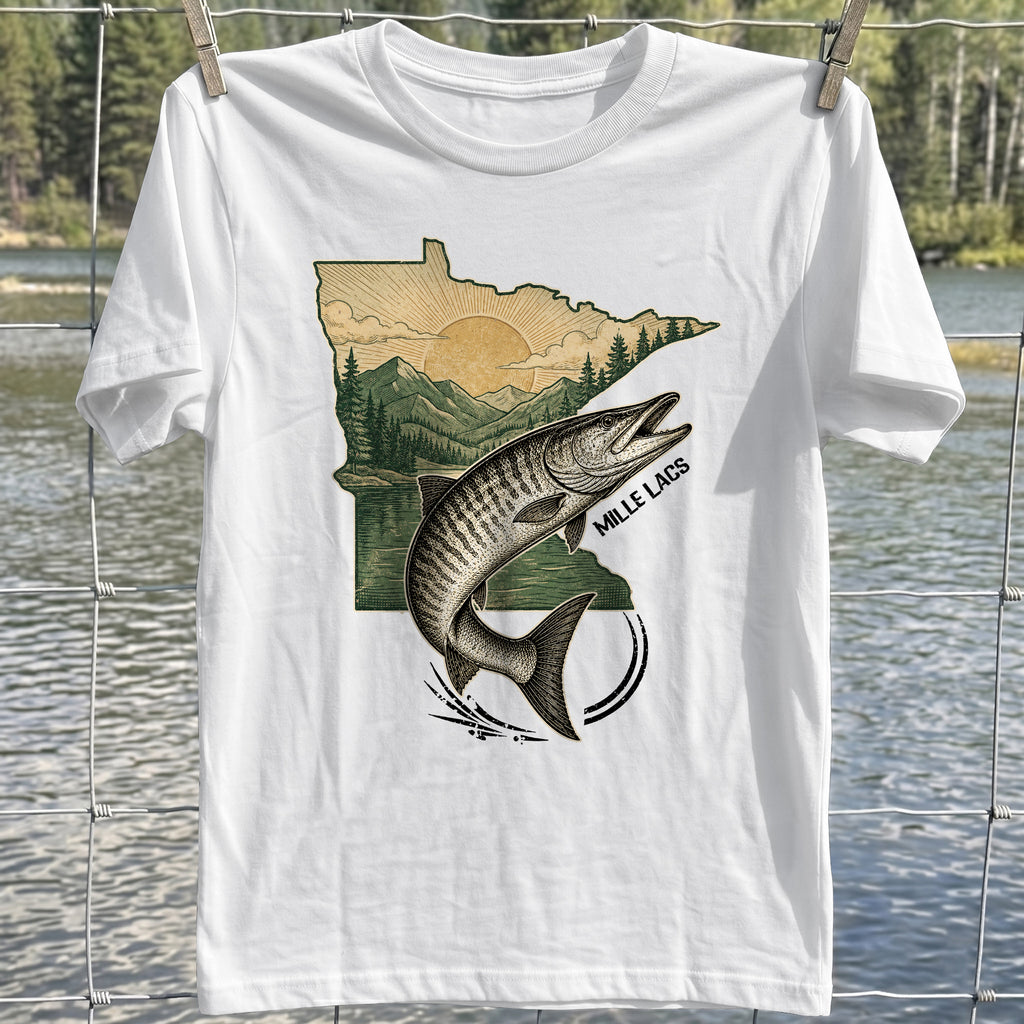 Mille Lacs Fishing T-Shirt