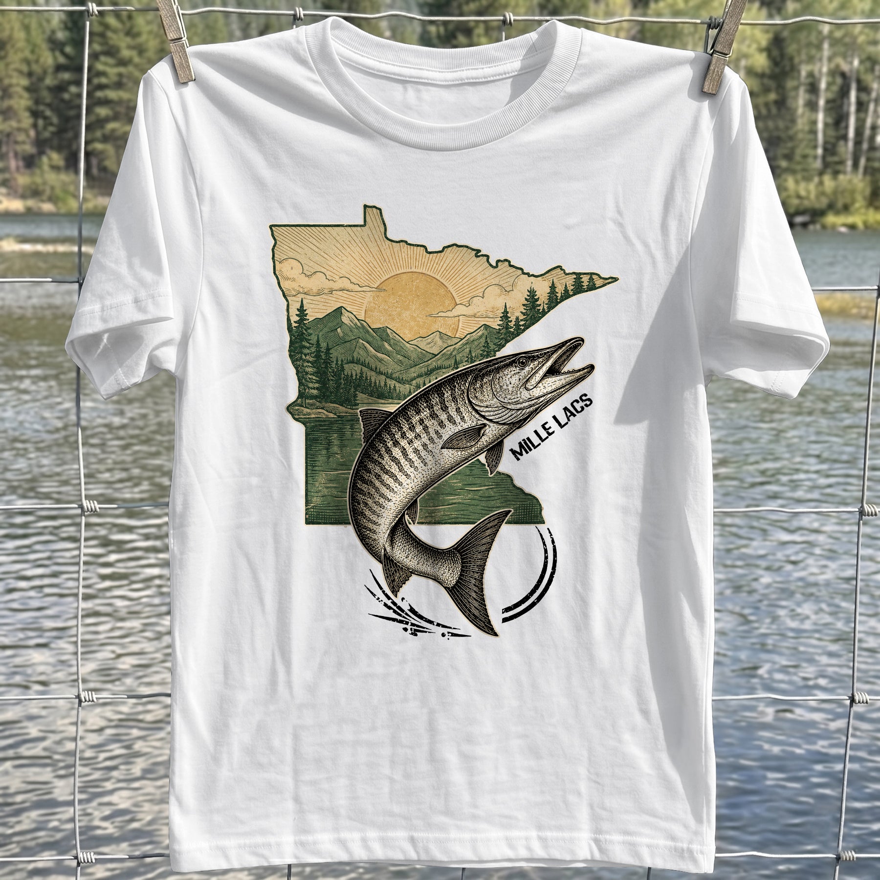Mille Lacs Fishing T-Shirt