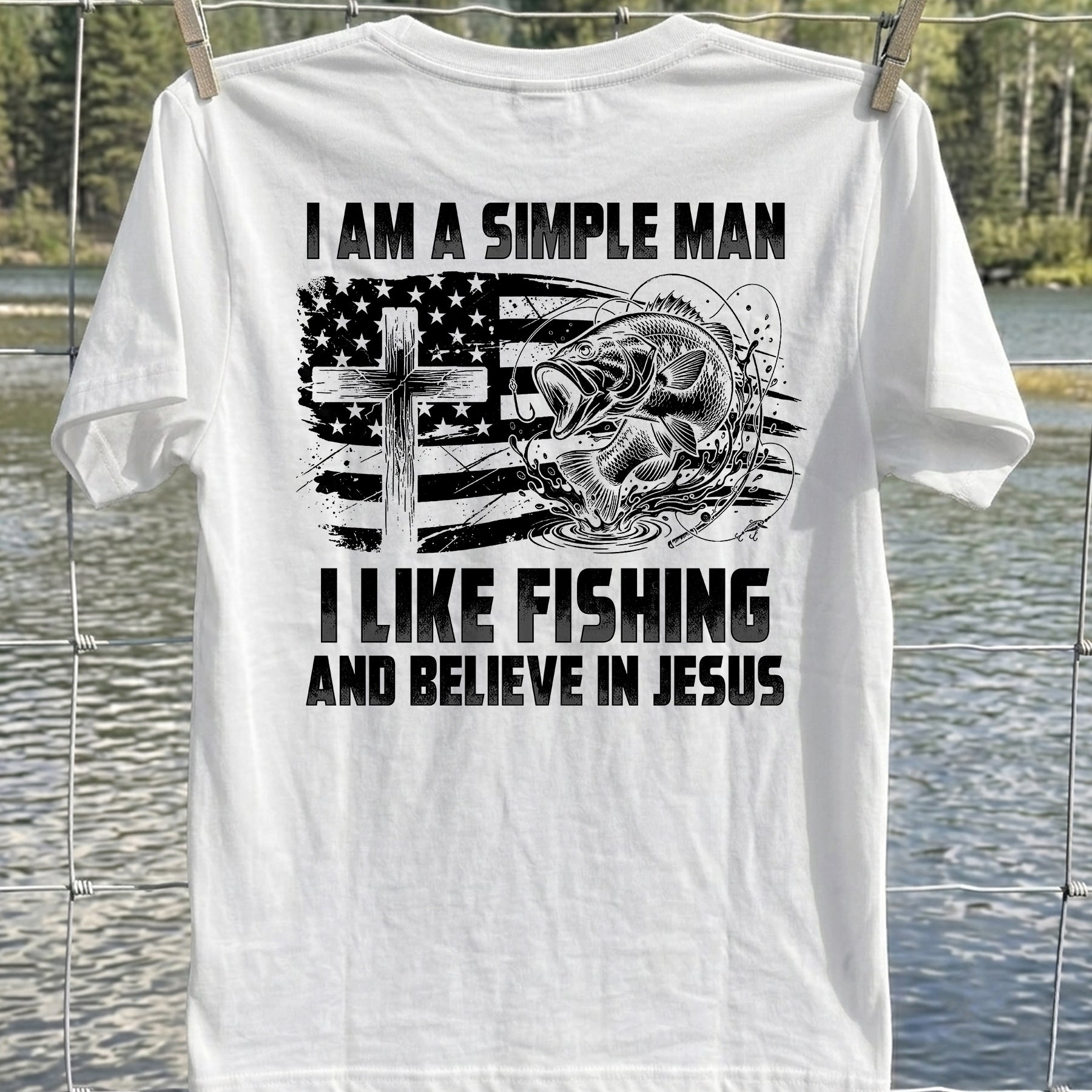 Fishing Jesus T-Shirt