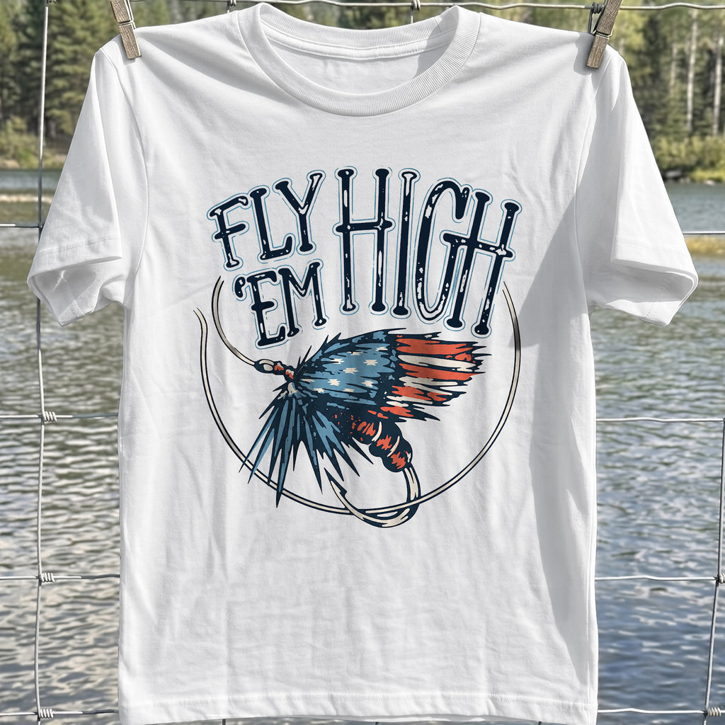 Patriotic Fly Fishing T-Shirt