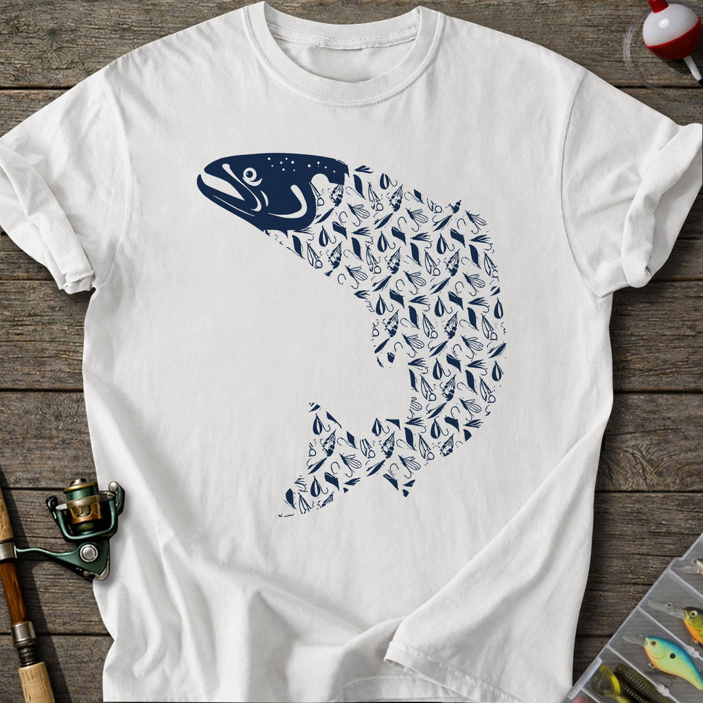 Fly-fishing Lure Trout Tshirt
