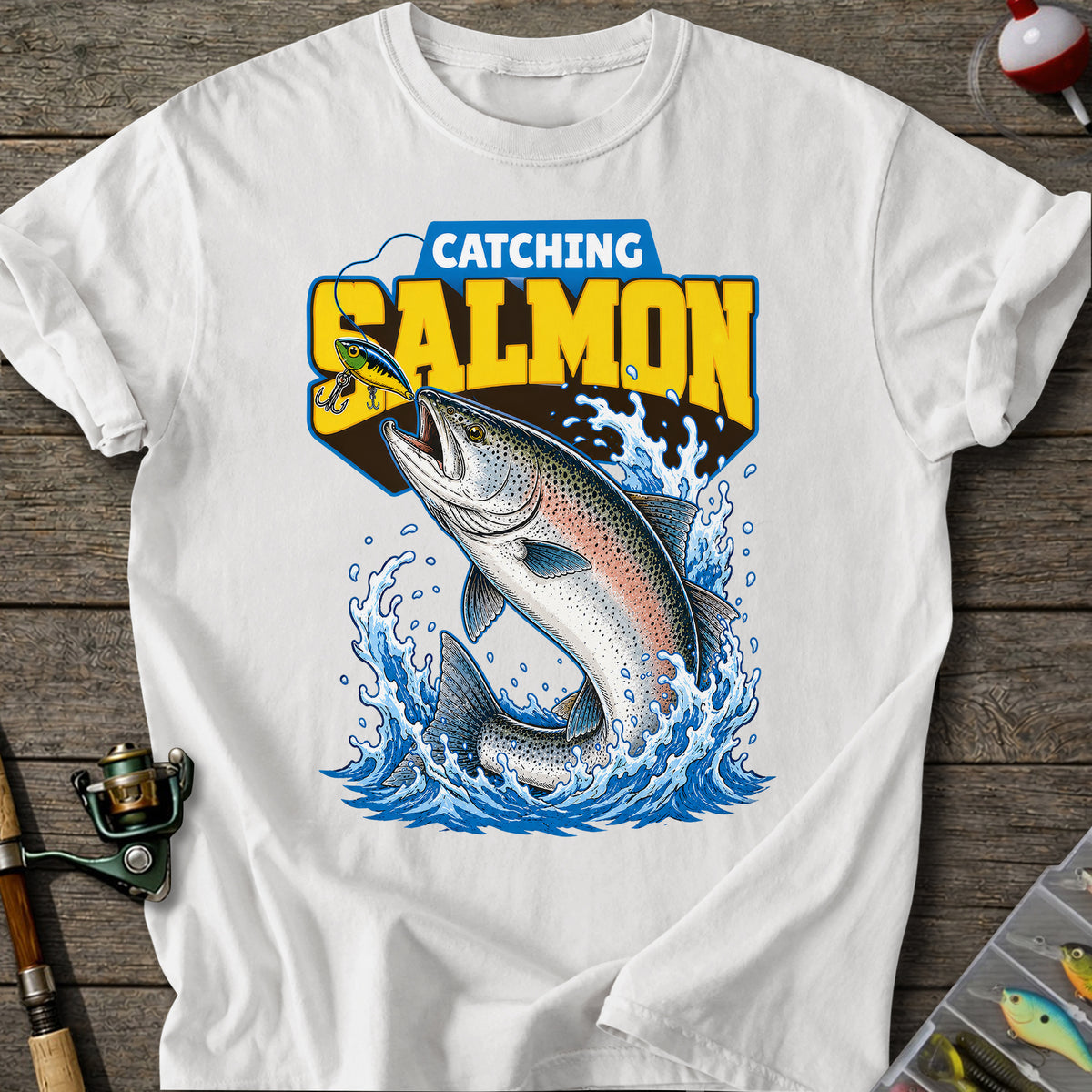 Catching Salmon T-shirt