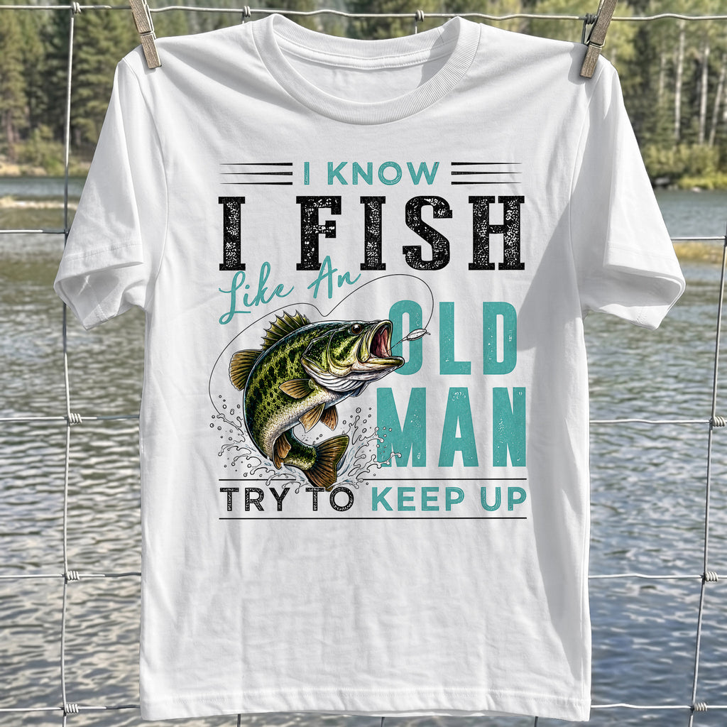 Old Man Fish T-Shirt