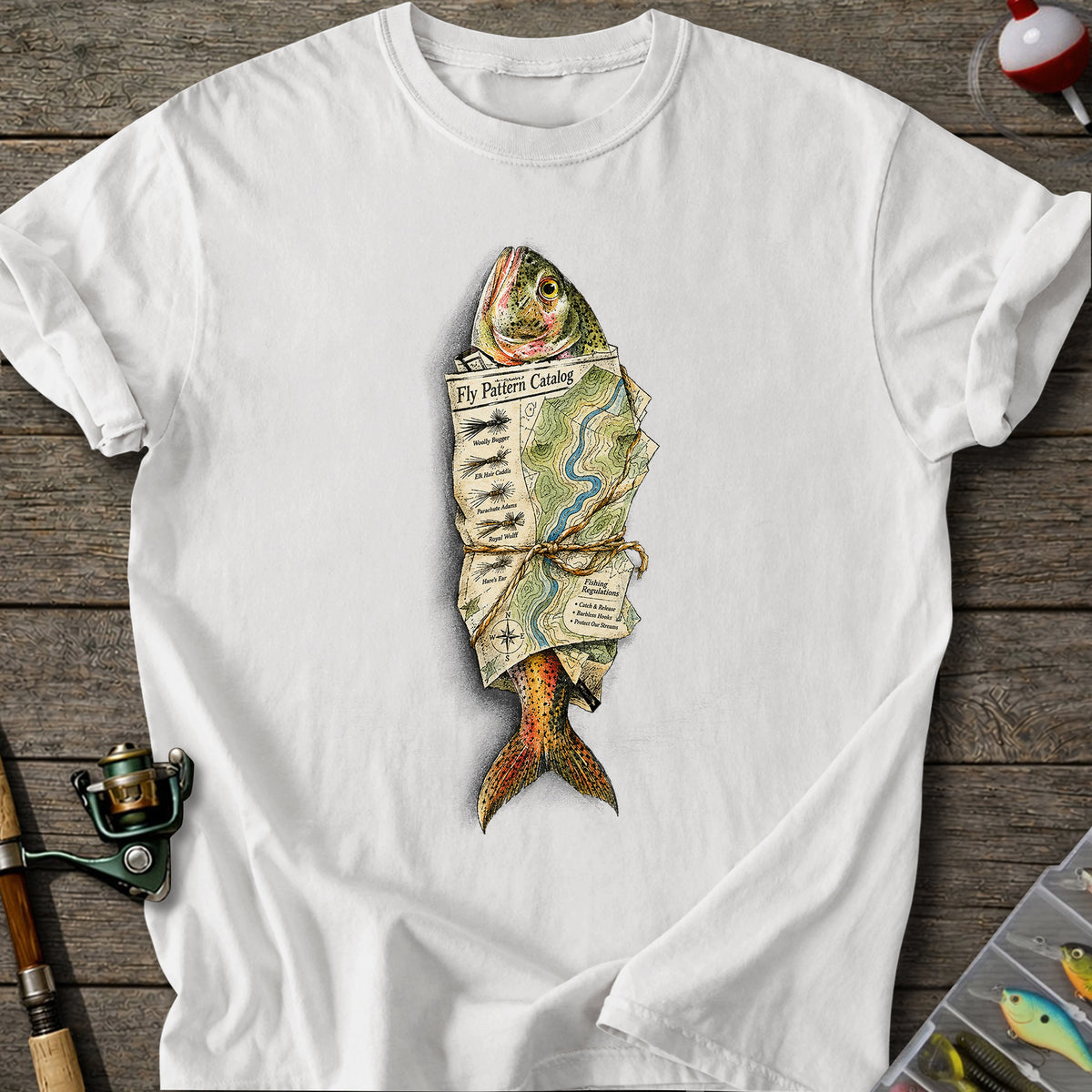 Fly Pattern Trout T-Shirt