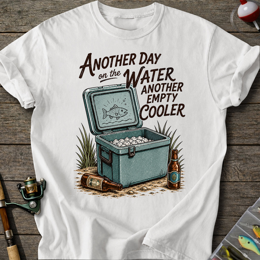 Empty Cooler Fishing T-shirt