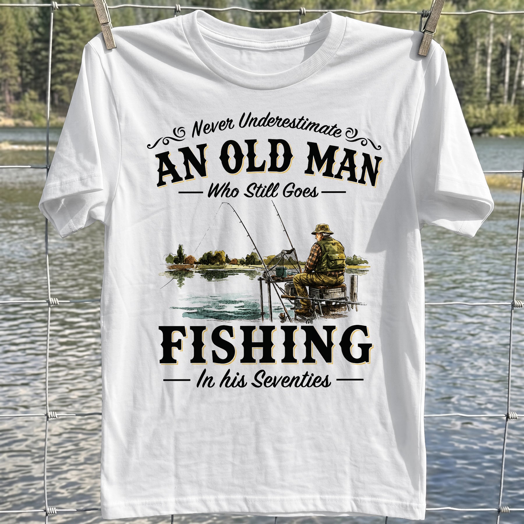 Seventies Fishing T-shirt