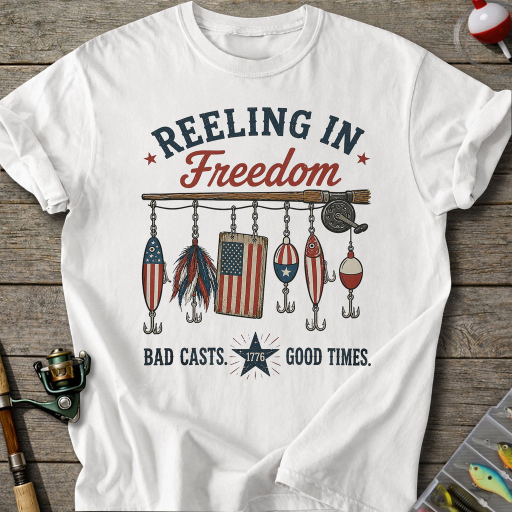 Reeling In Freedom T-shirt
