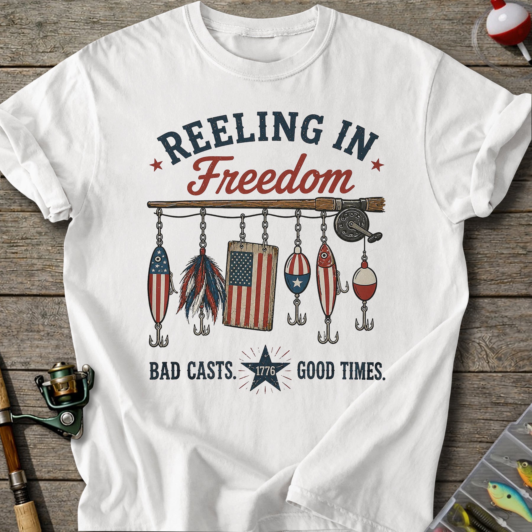 Reeling In Freedom T-shirt