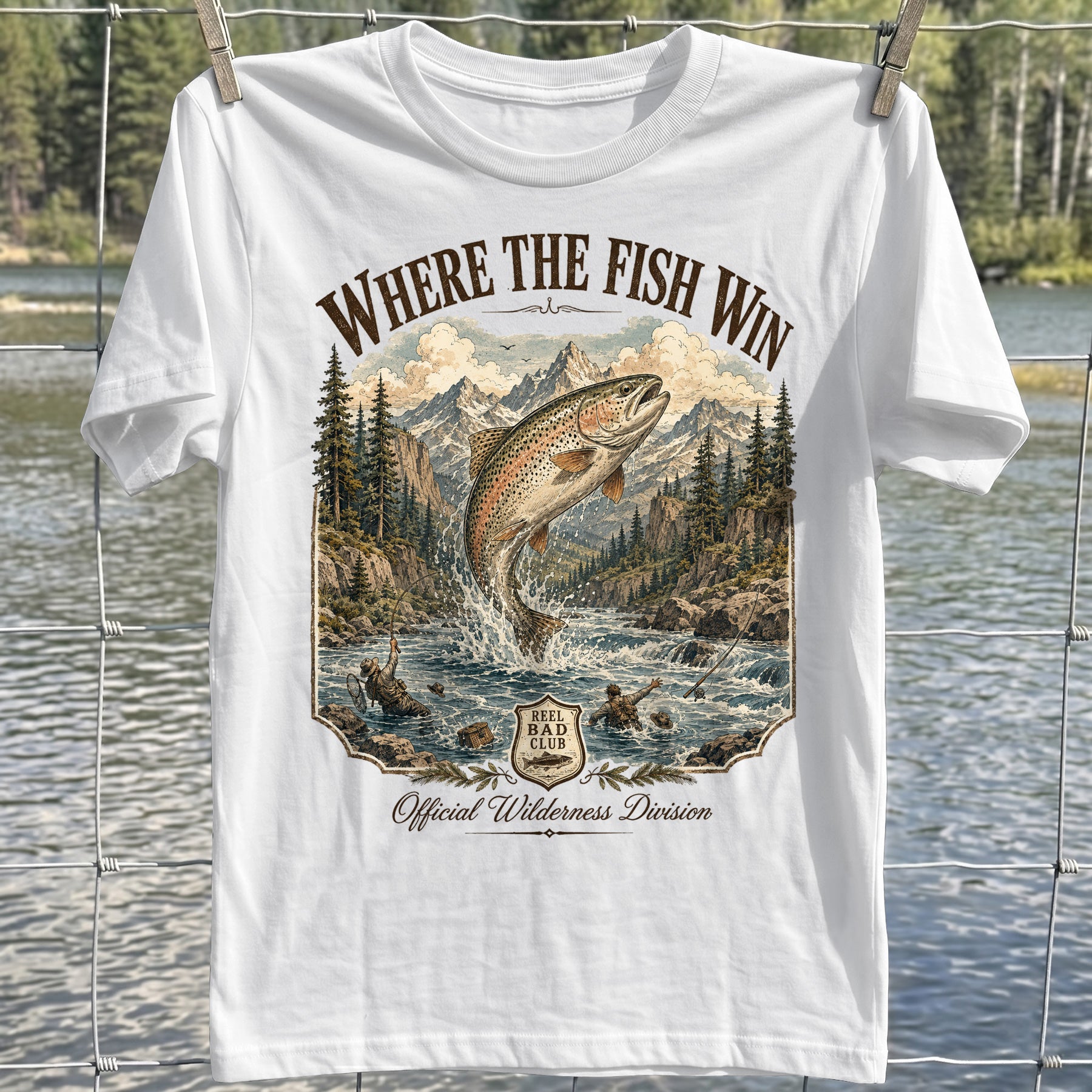 Where the Fish Win T-shirt