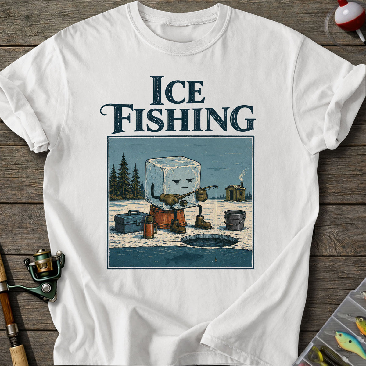 Ice Fishing T-Shirt