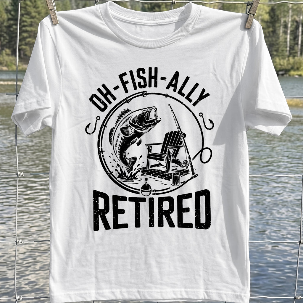 Officially Fish Retired T-Shirt