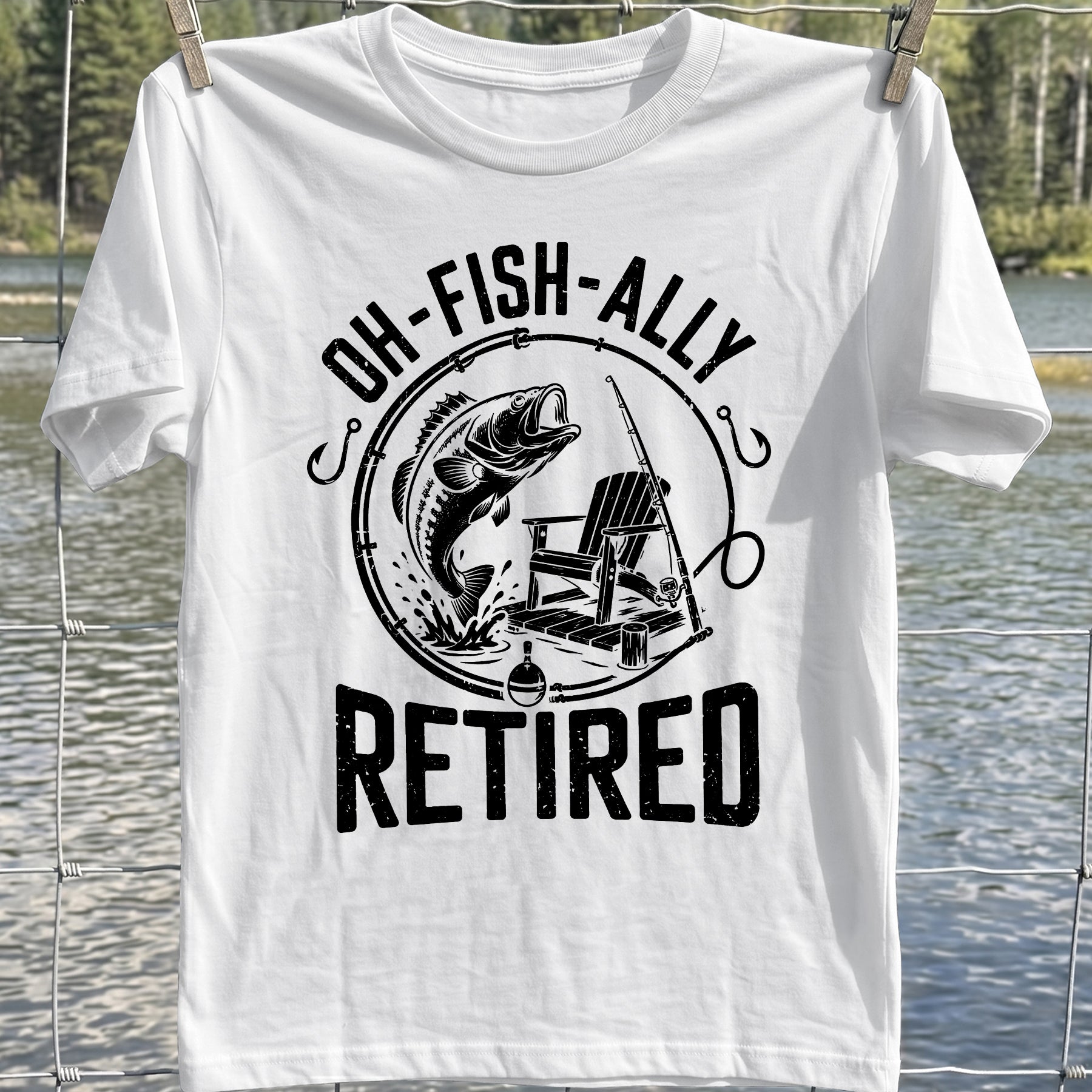 Officially Fish Retired T-Shirt